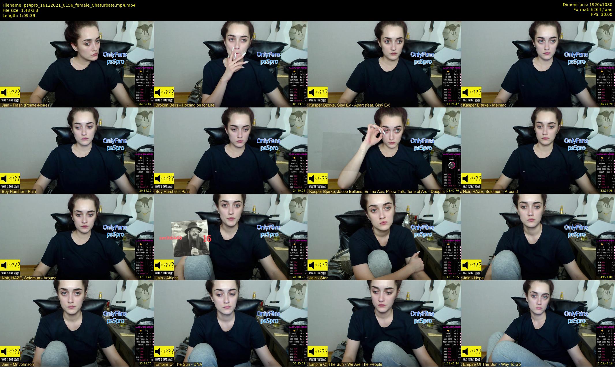 ps4pro — 70 minute Chaturbate female cam show recording, 1080p, Dec 16, 2021