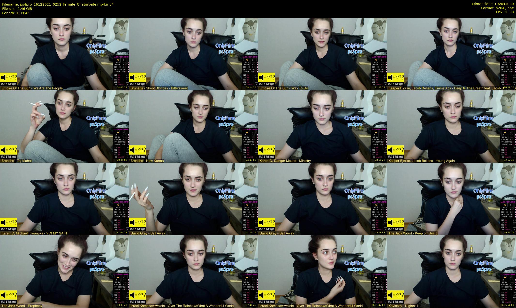 ps4pro — 70 minute Chaturbate female cam show recording, 1080p, Dec 16, 2021