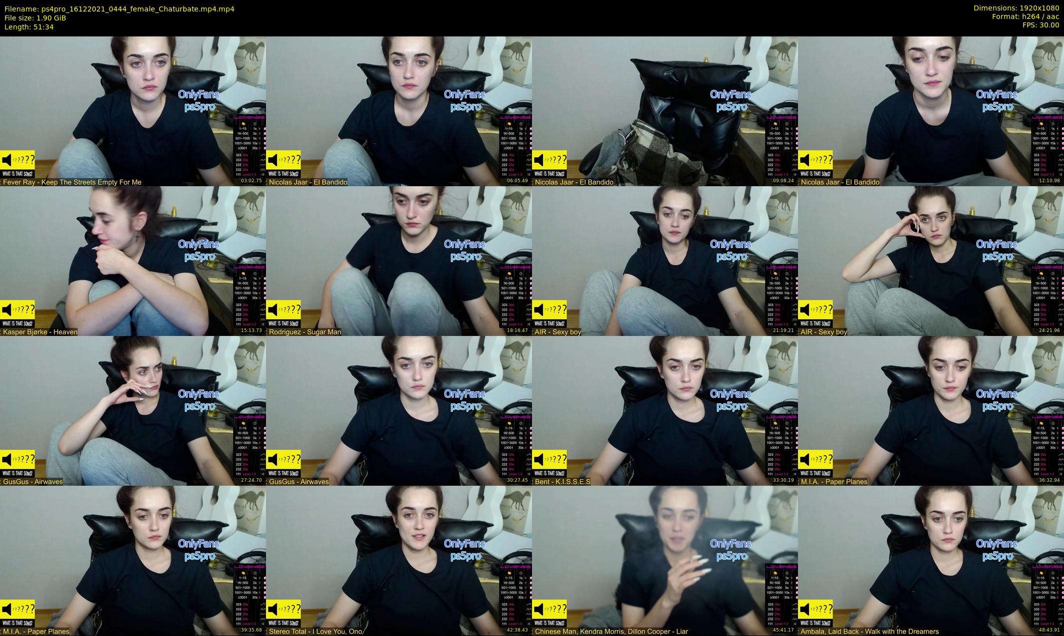 ps4pro — 52 minute Chaturbate female cam show recording, 1080p, Dec 16, 2021