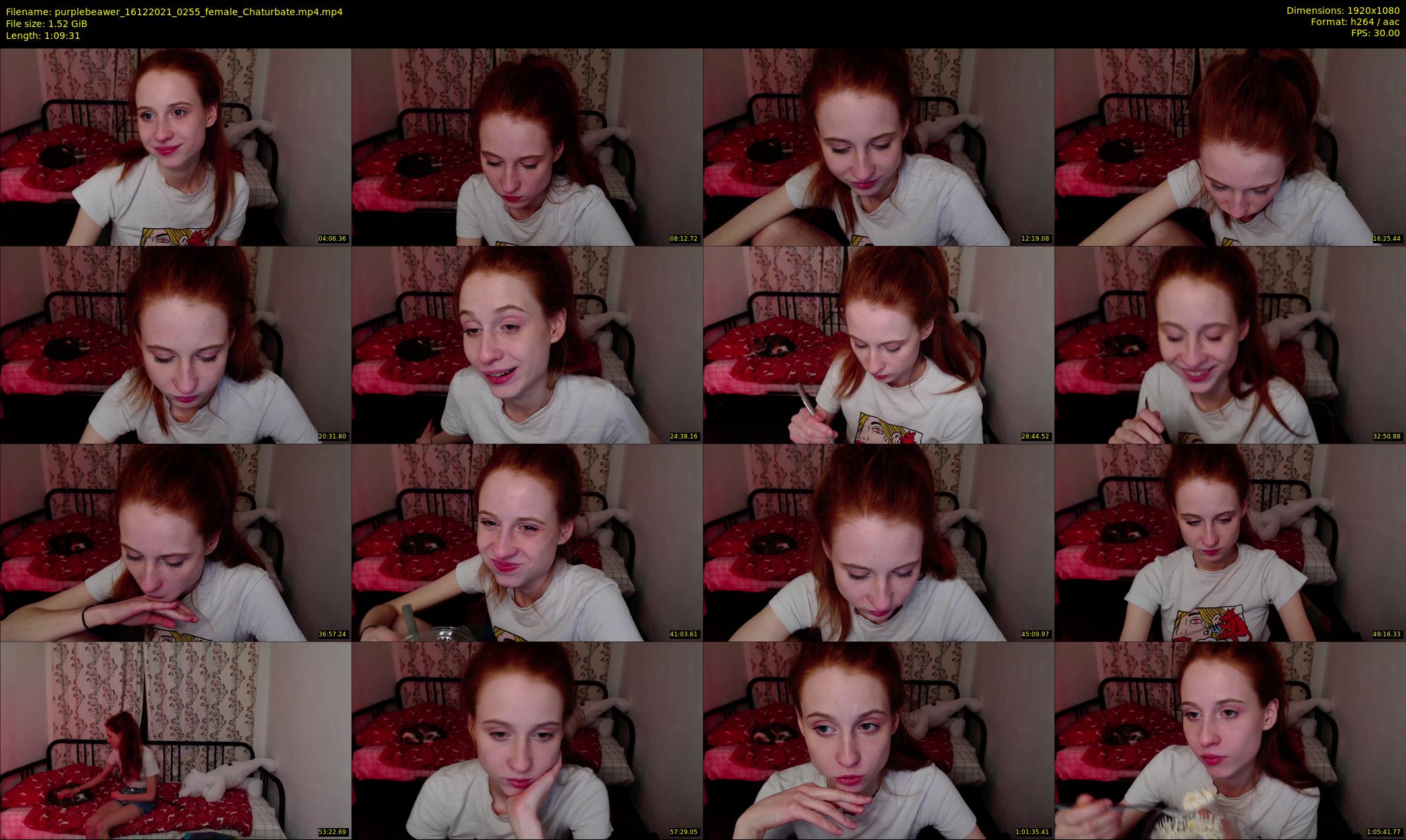purplebeawer — 70 minute Chaturbate female cam show recording, 1080p, Dec 16, 2021