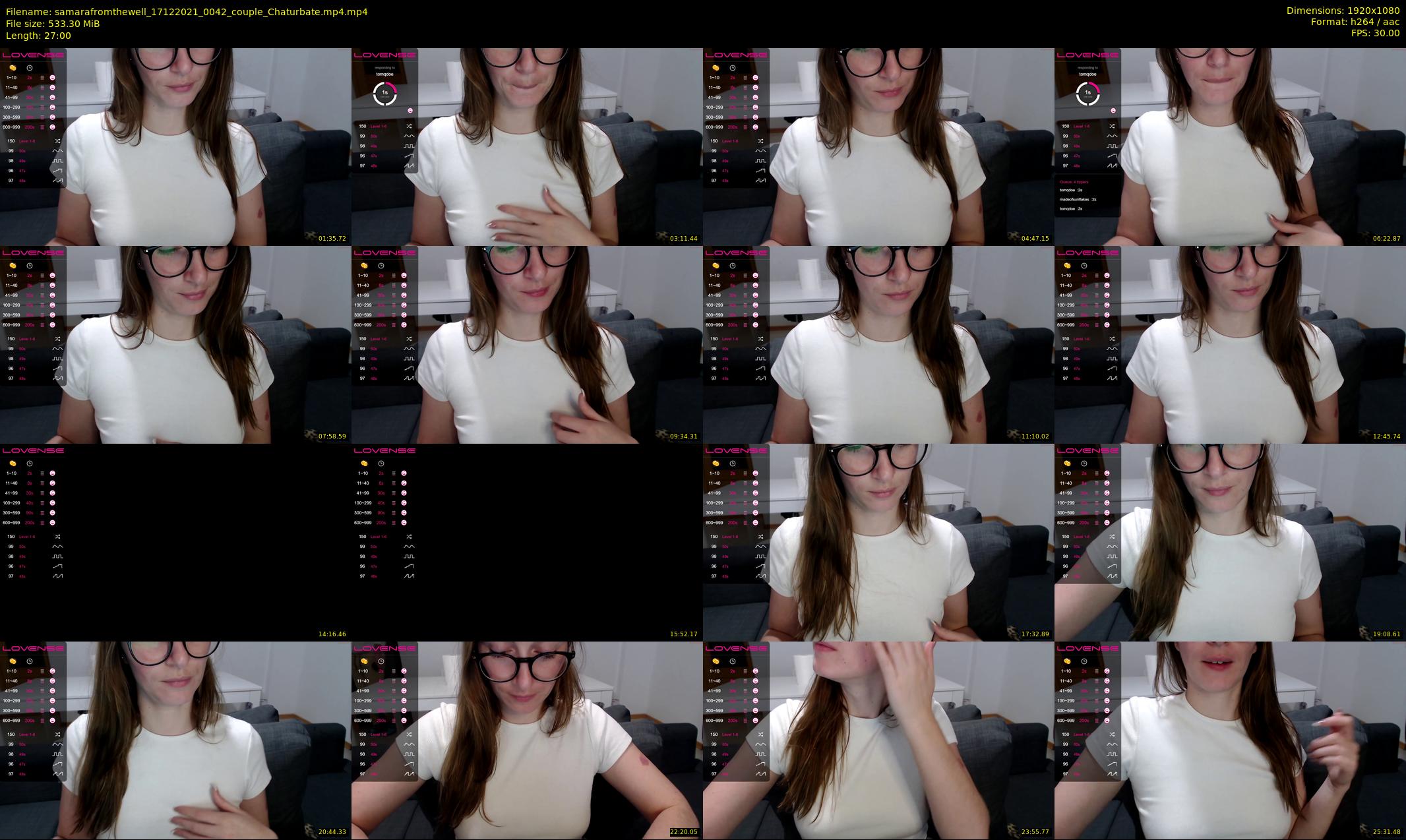 samarafromthewell — 27 minute Chaturbate female cam show recording, 1080p, Dec 17, 2021