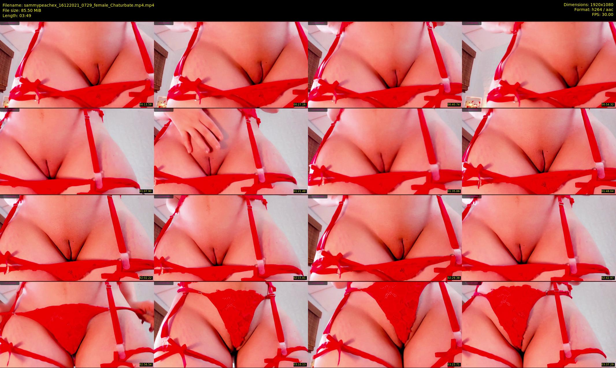 sammypeachex — 4 minute Chaturbate female cam show recording, 1080p, Dec 16, 2021