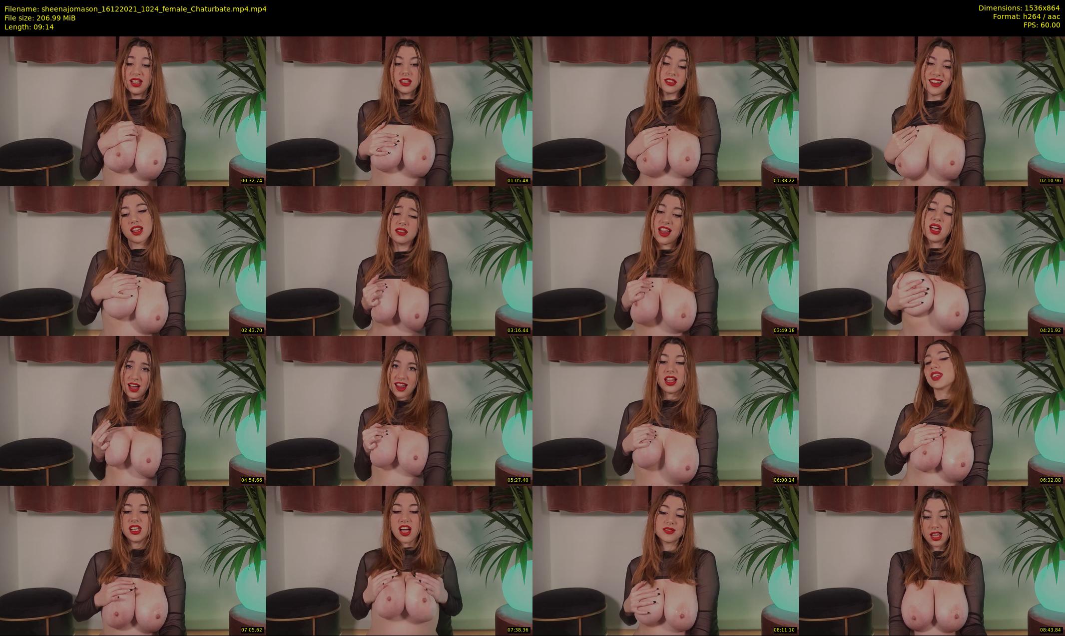 sheenajomason — 10 minute Chaturbate female cam show recording, 720p, Dec 16, 2021