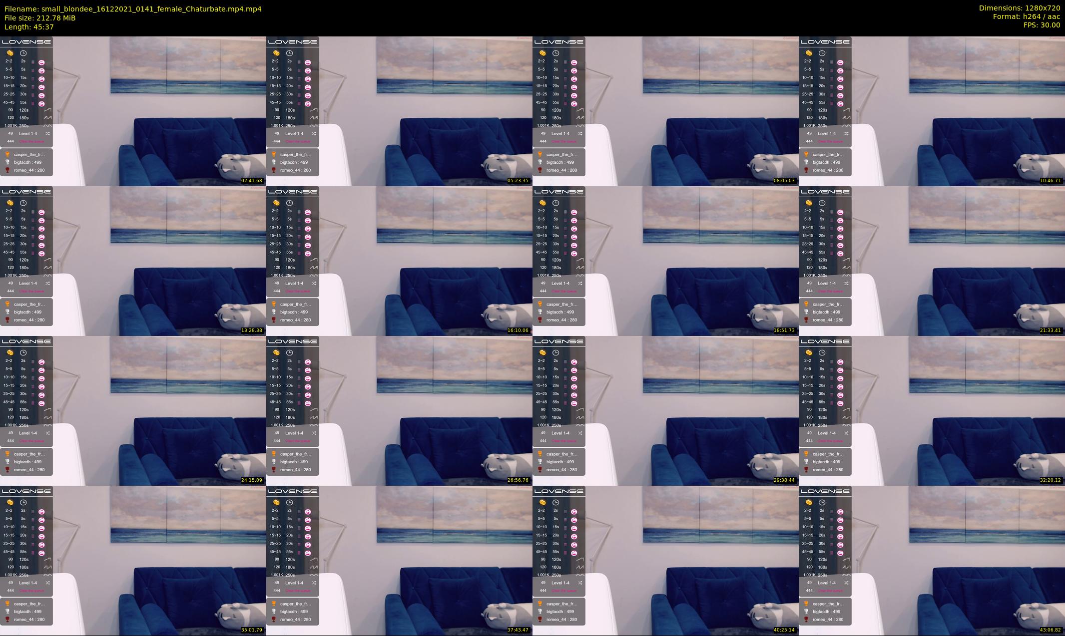 small_blondee — 46 minute Chaturbate female cam show recording, 720p, Dec 16, 2021