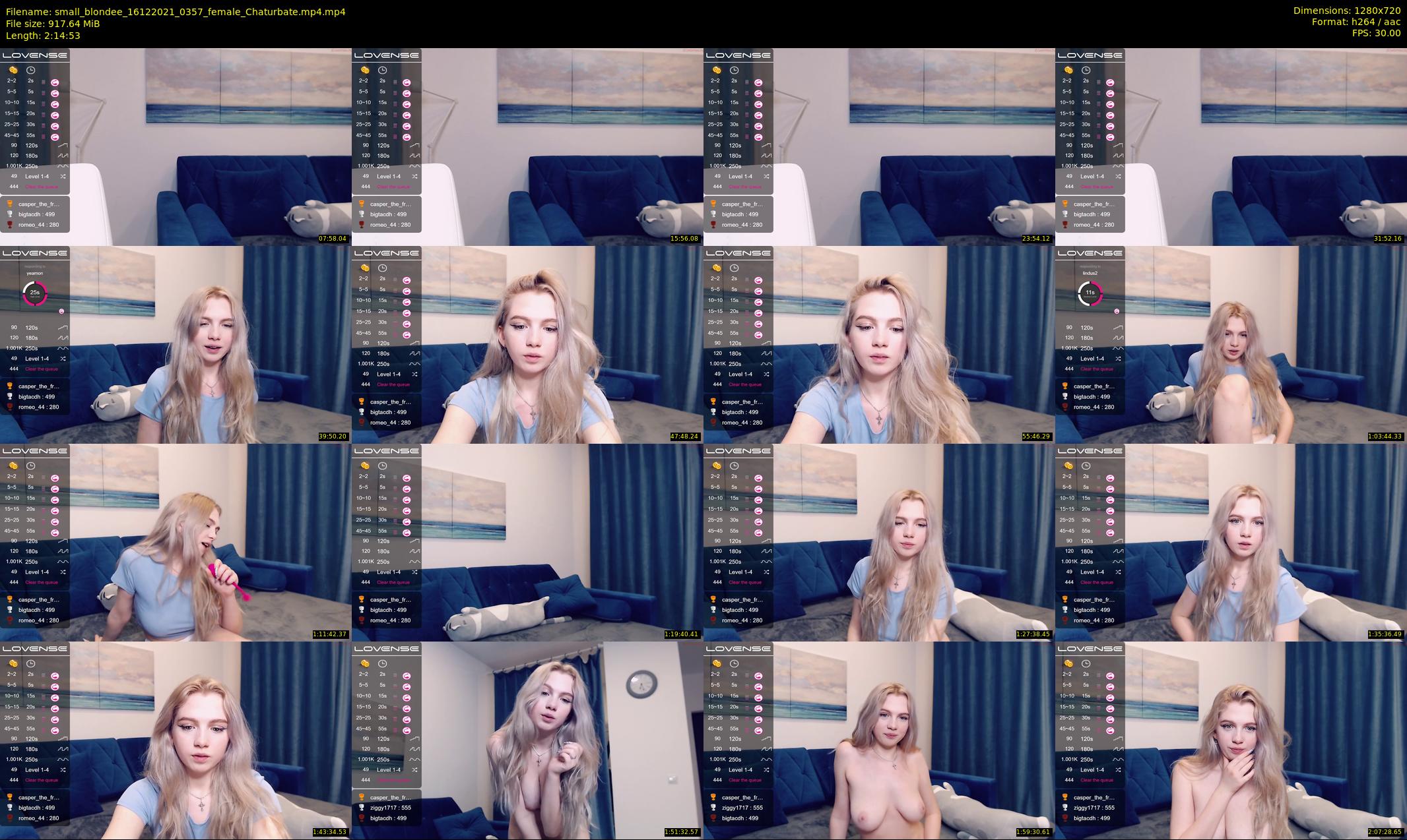small_blondee — 135 minute Chaturbate female cam show recording, 720p, Dec 16, 2021