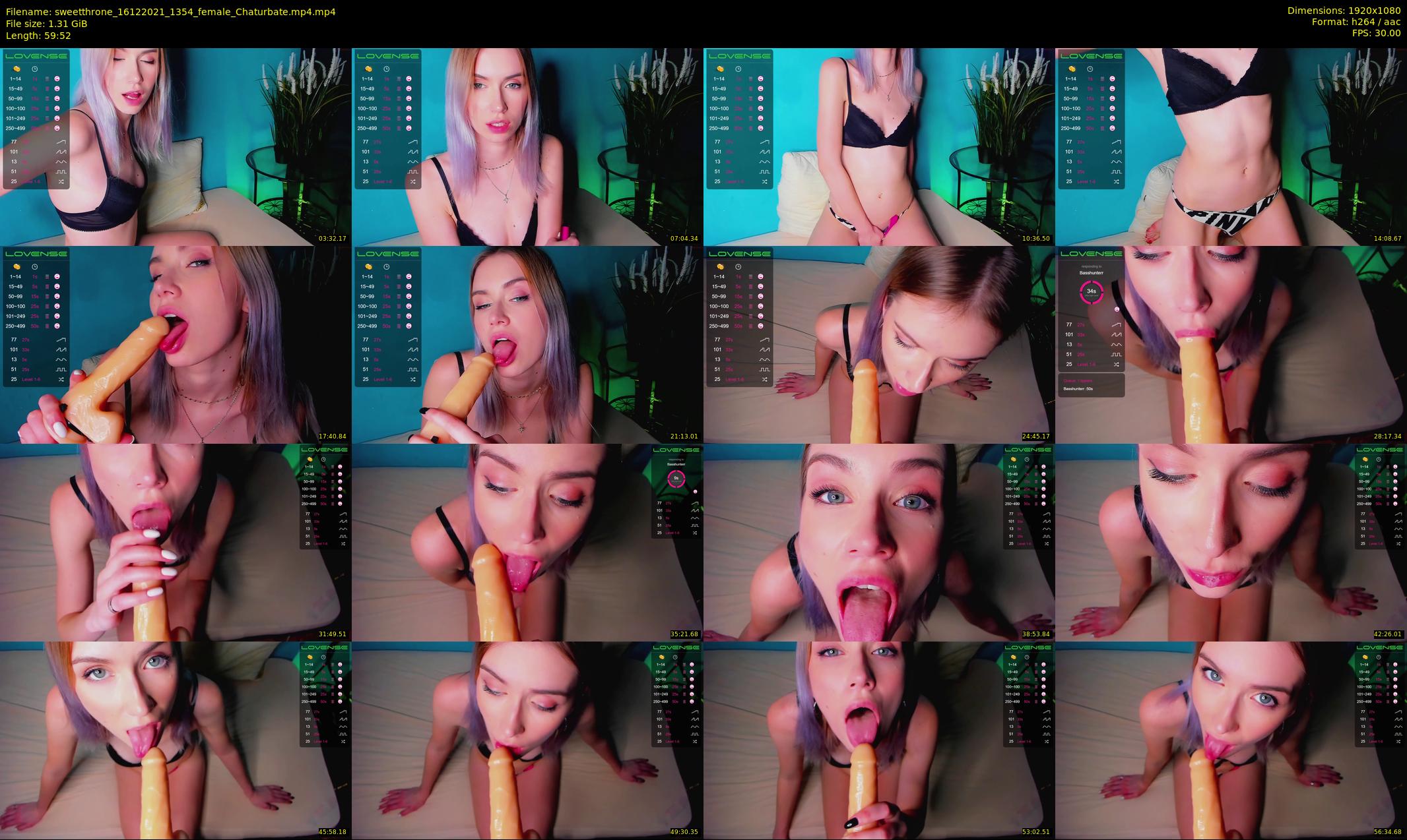 sweetthrone — 60 minute Chaturbate couple cam show recording, 1080p, Dec 16, 2021