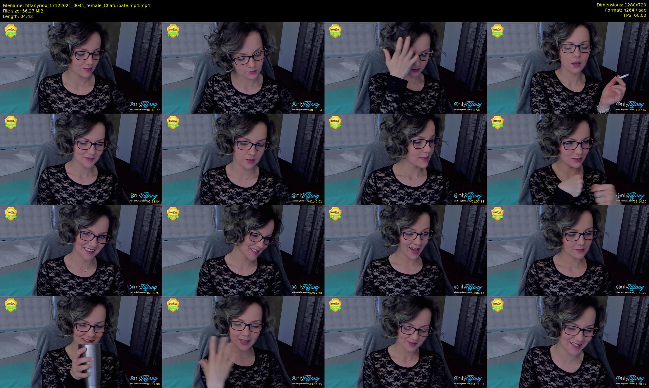 tiffanyriox — 5 minute Chaturbate female cam show recording, 720p, Dec 17, 2021