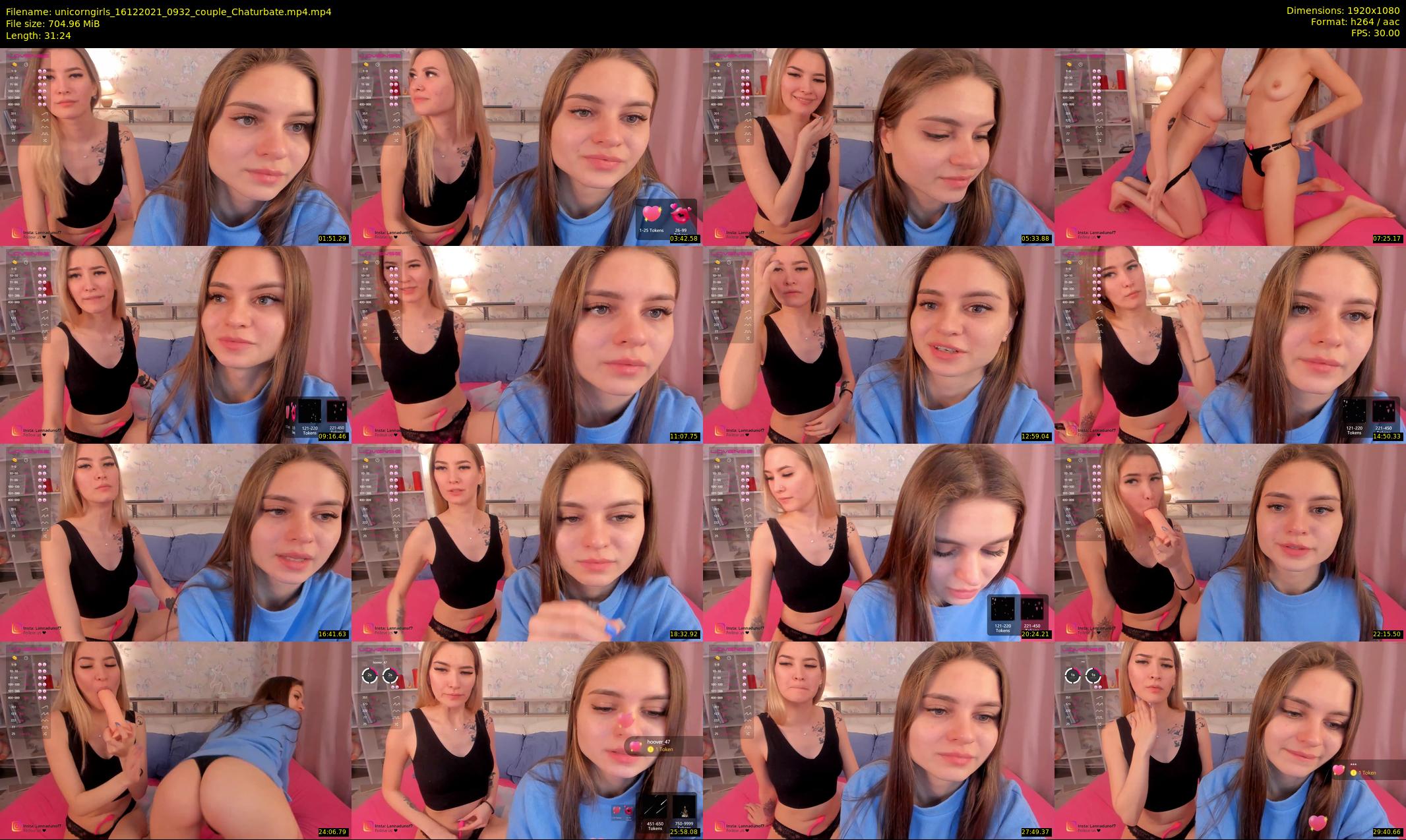 unicorngirls — 32 minute Chaturbate couple cam show recording, 1080p, Dec 16, 2021