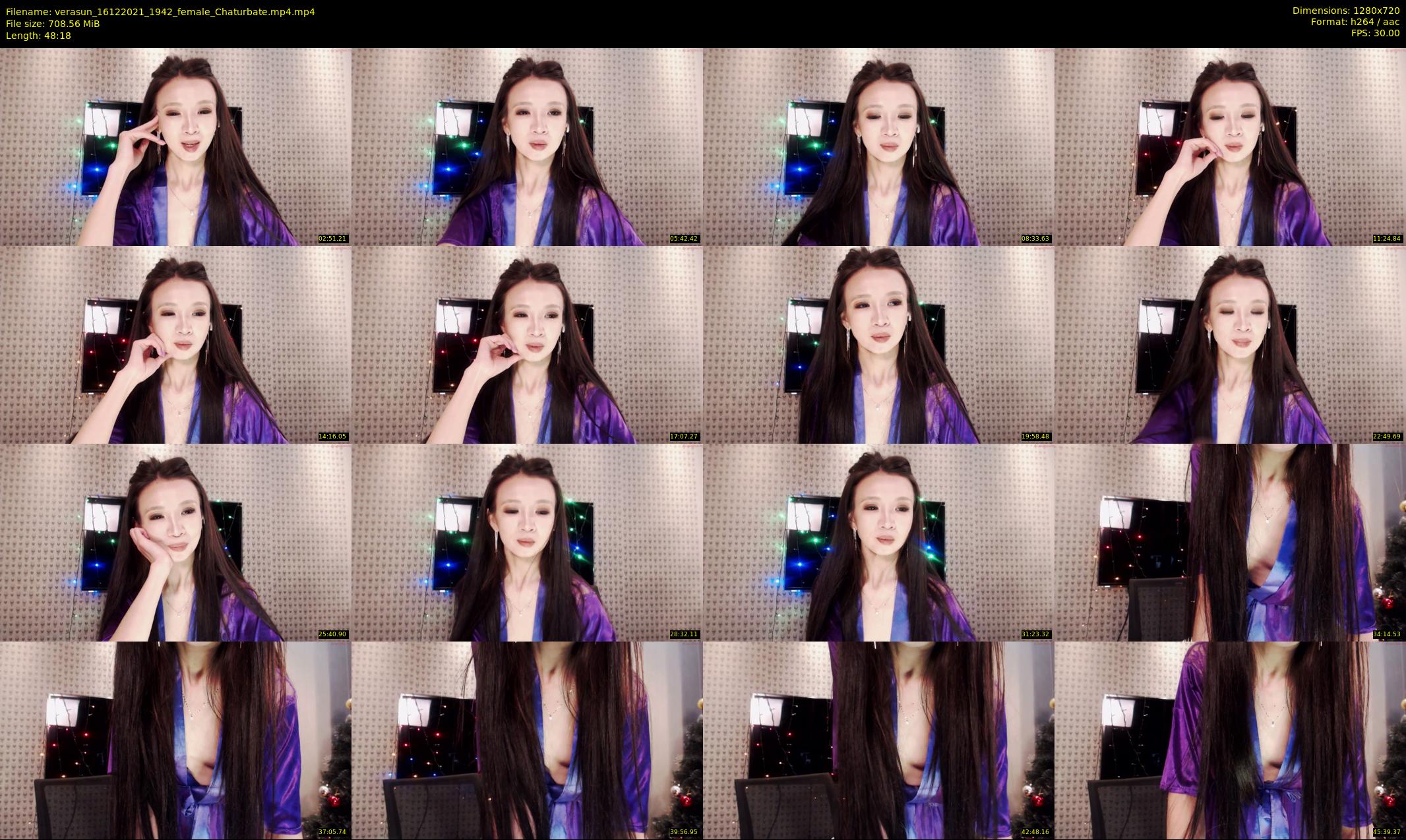 verasun — 49 minute Chaturbate female cam show recording, 720p, Dec 16, 2021