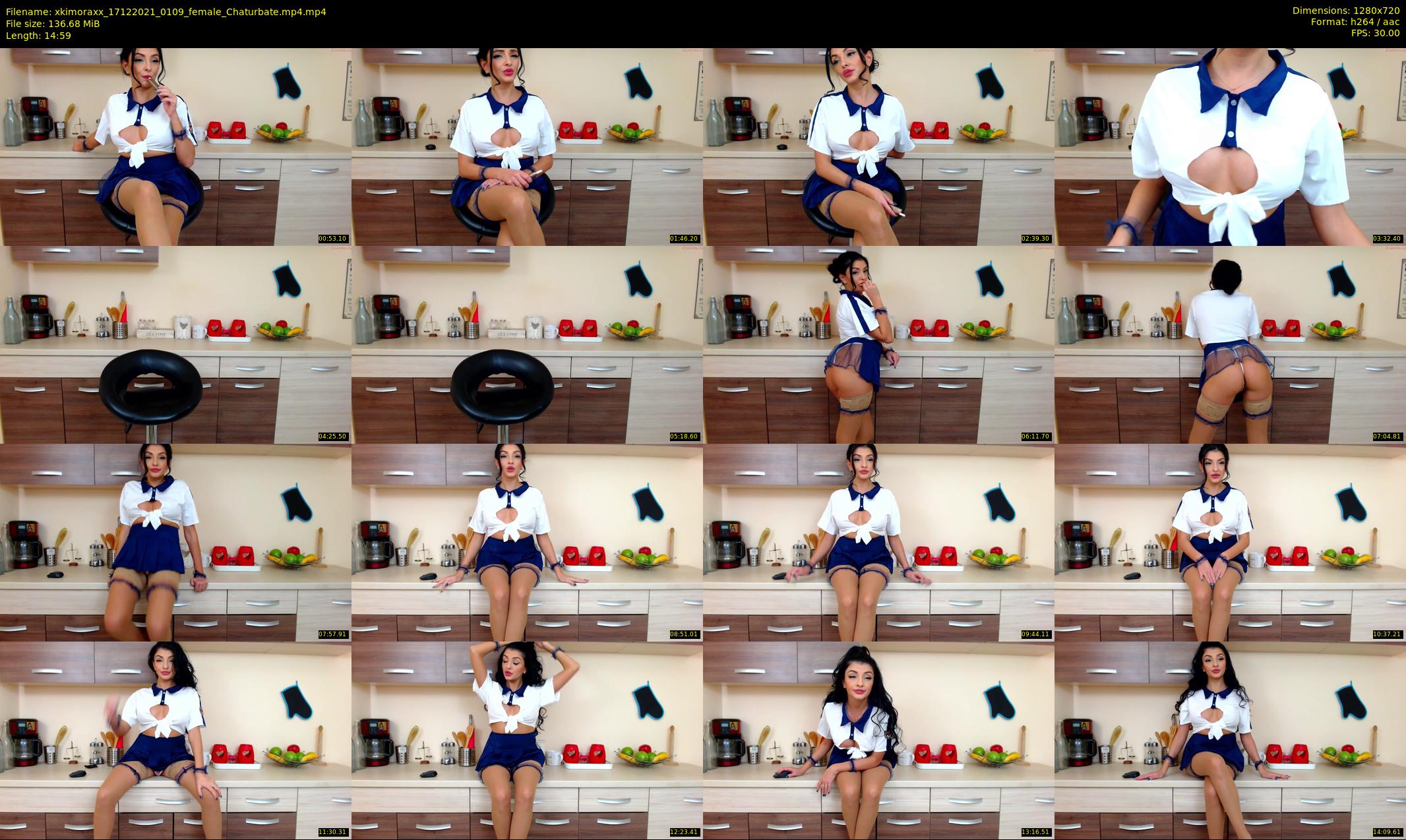 xkimoraxx — 15 minute Chaturbate female cam show recording, 720p, Dec 17, 2021