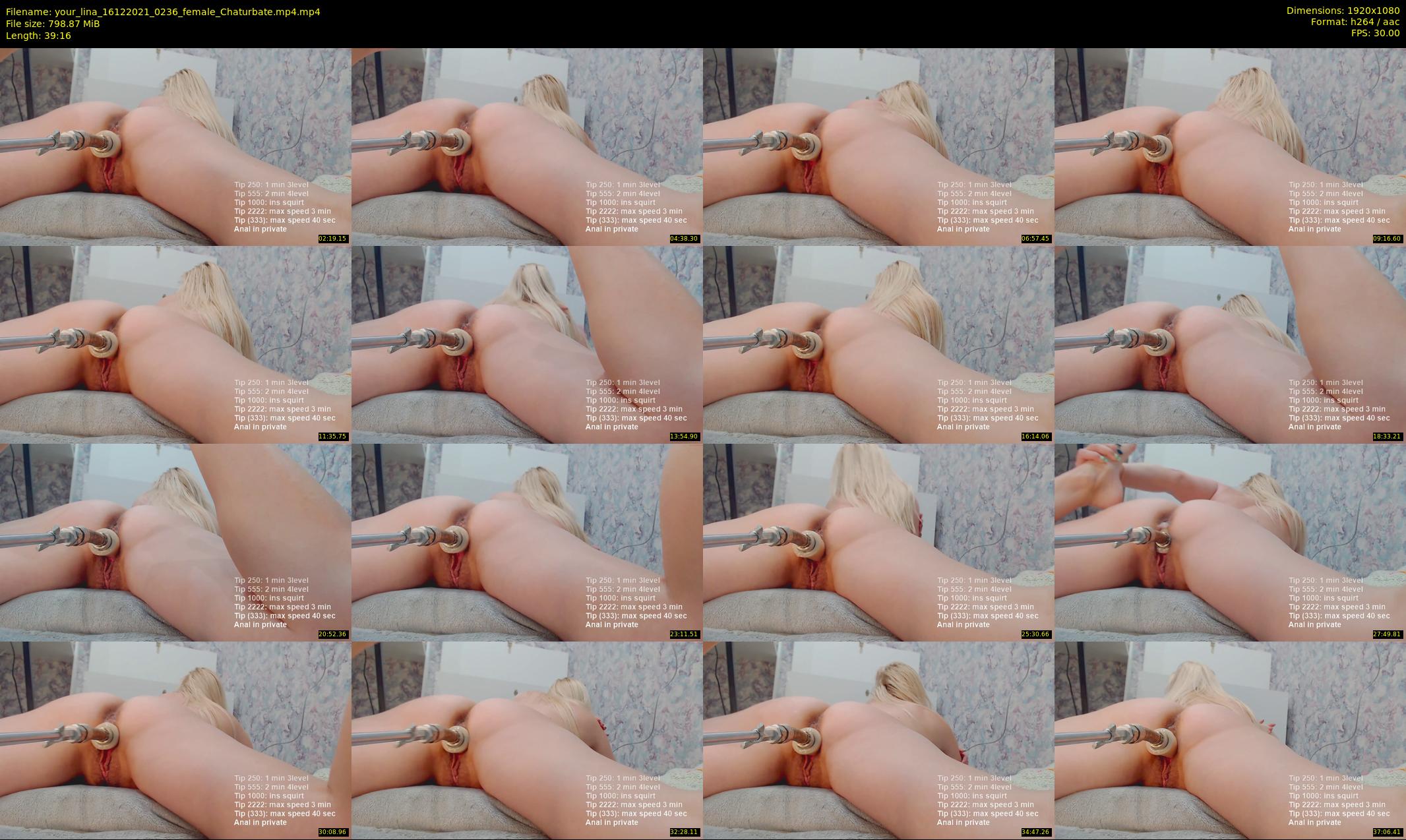 your_lina — 40 minute Chaturbate female cam show recording, 1080p, Dec 16, 2021