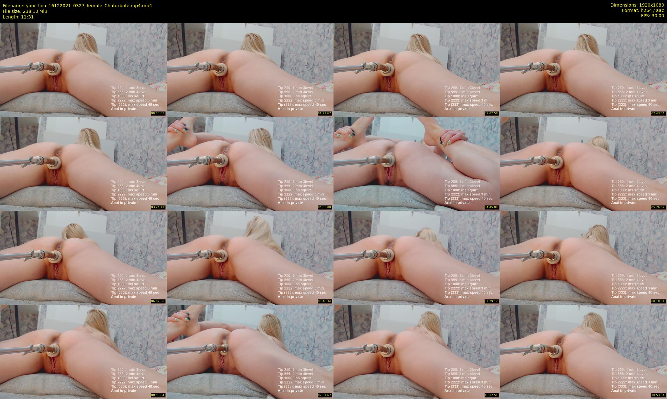 your_lina — 12 minute Chaturbate female cam show recording, 1080p, Dec 16, 2021