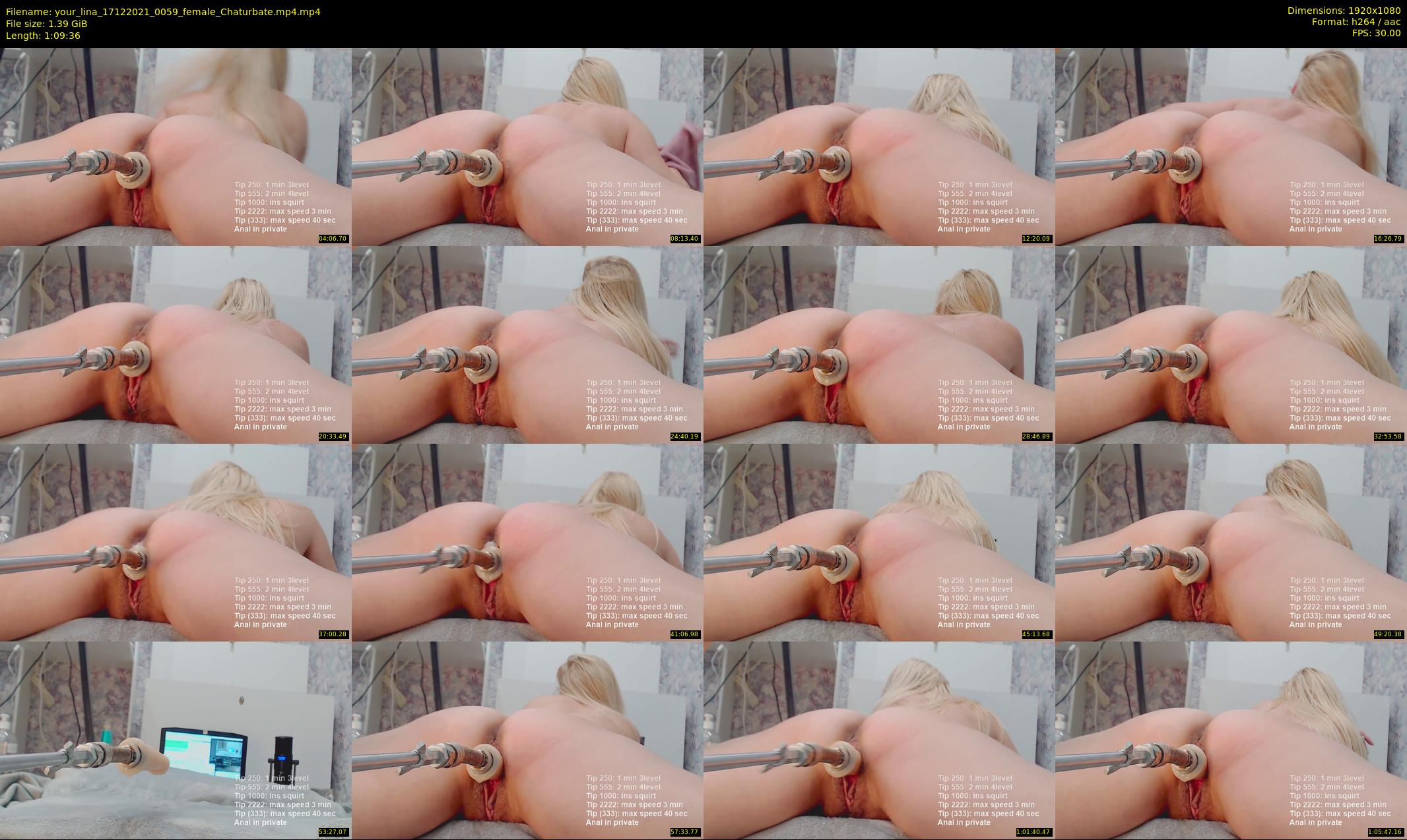 your_lina — 70 minute Chaturbate female cam show recording, 1080p, Dec 17, 2021