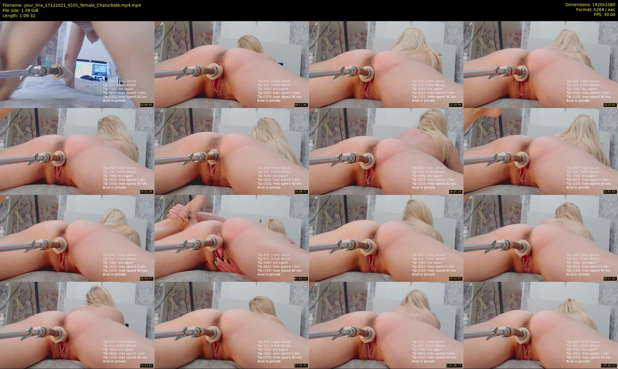 your_lina — 70 minute Chaturbate female cam show recording, 1080p, Dec 17, 2021