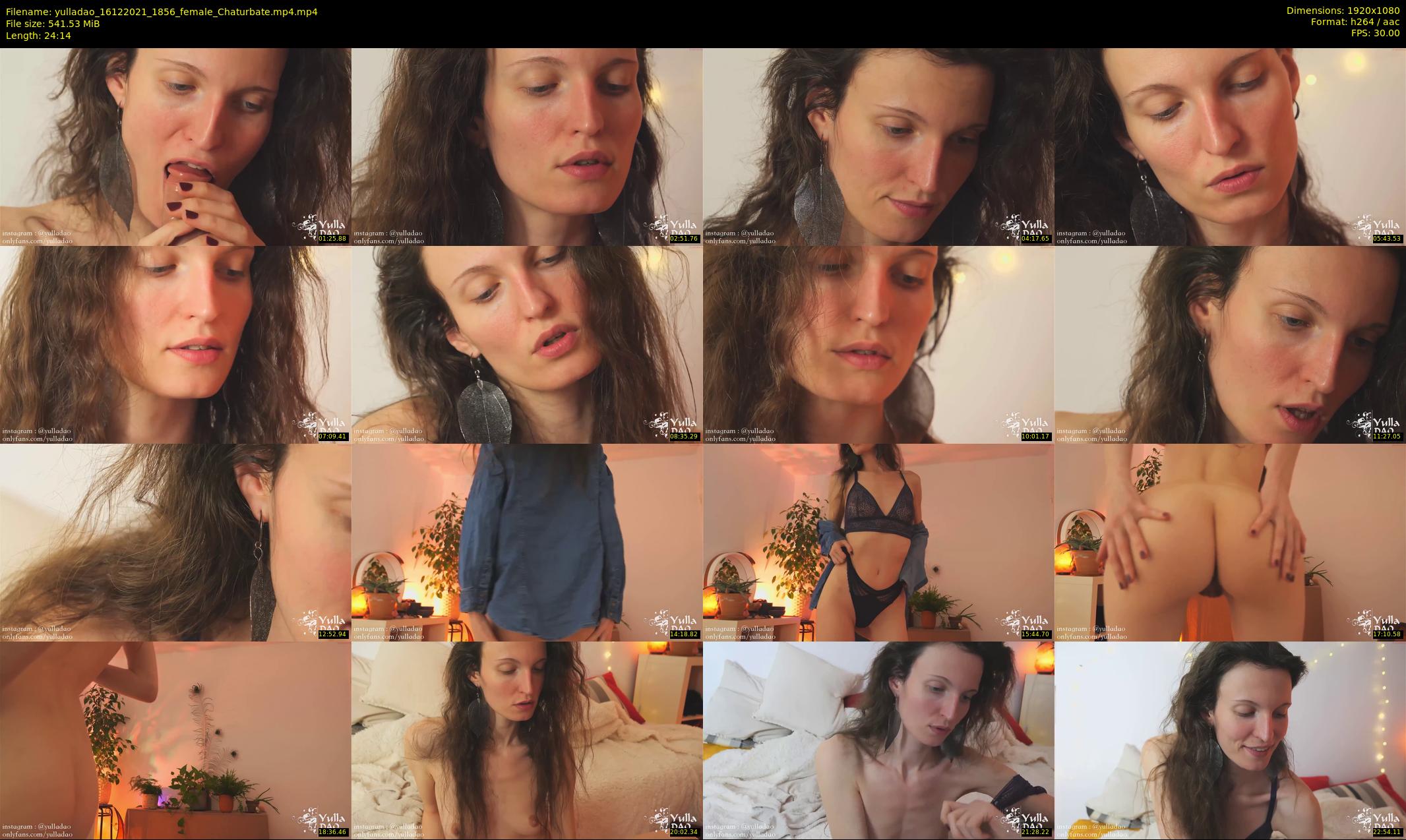 yulladao — 25 minute Chaturbate female cam show recording, 1080p, Dec 16, 2021