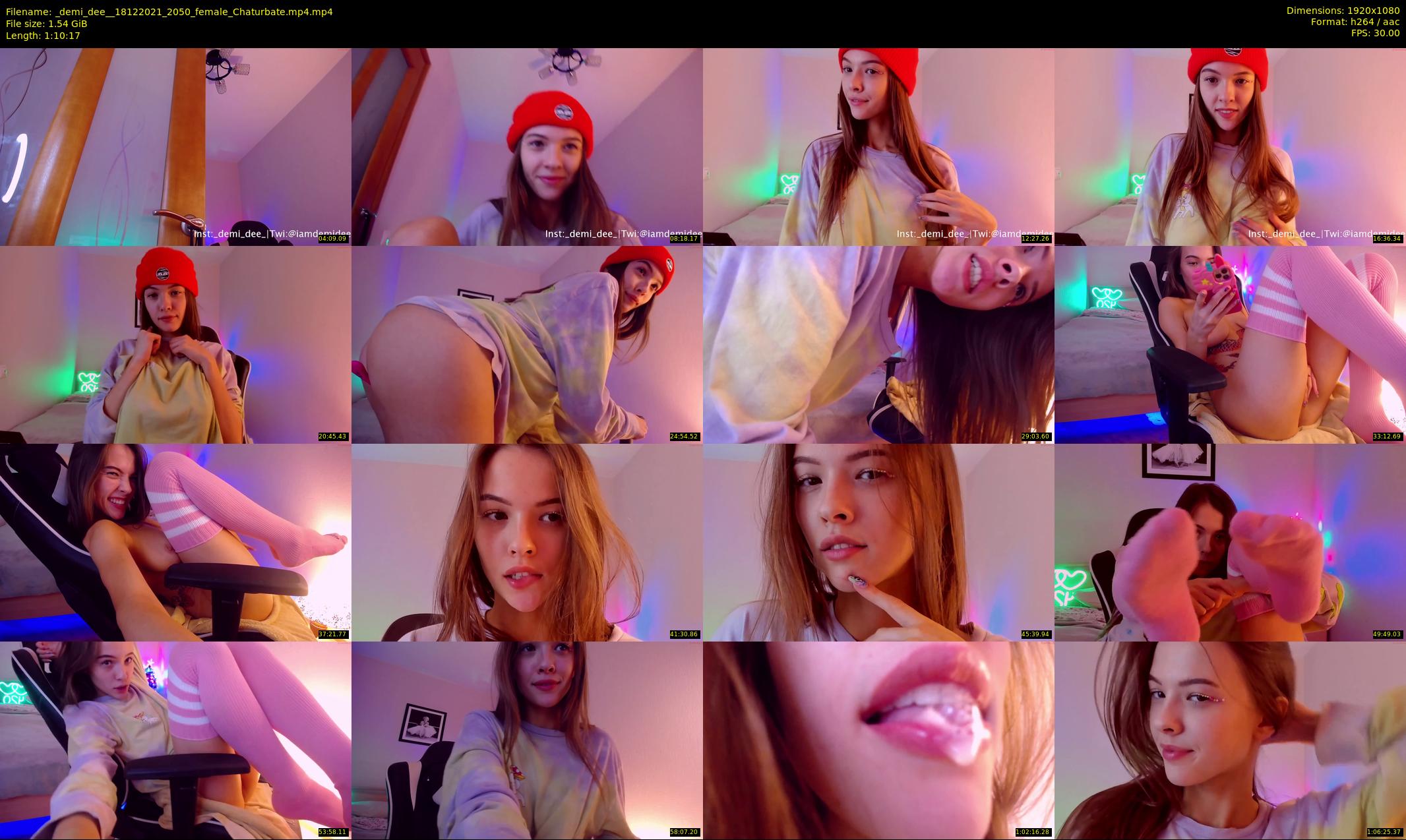 _demi_dee_ — 71 minute Chaturbate female cam show recording, 1080p, Dec 18, 2021