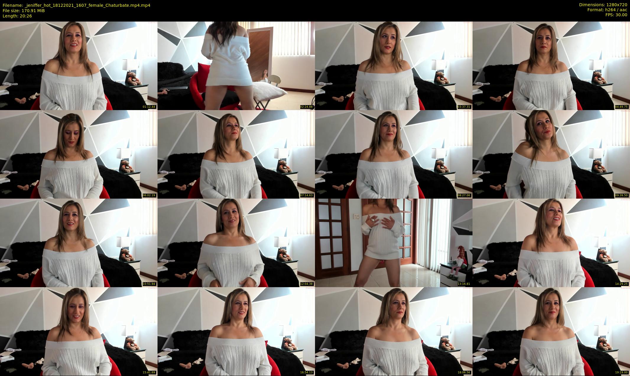 _jeniffer_hot — 21 minute Chaturbate female cam show recording, 720p, Dec 18, 2021