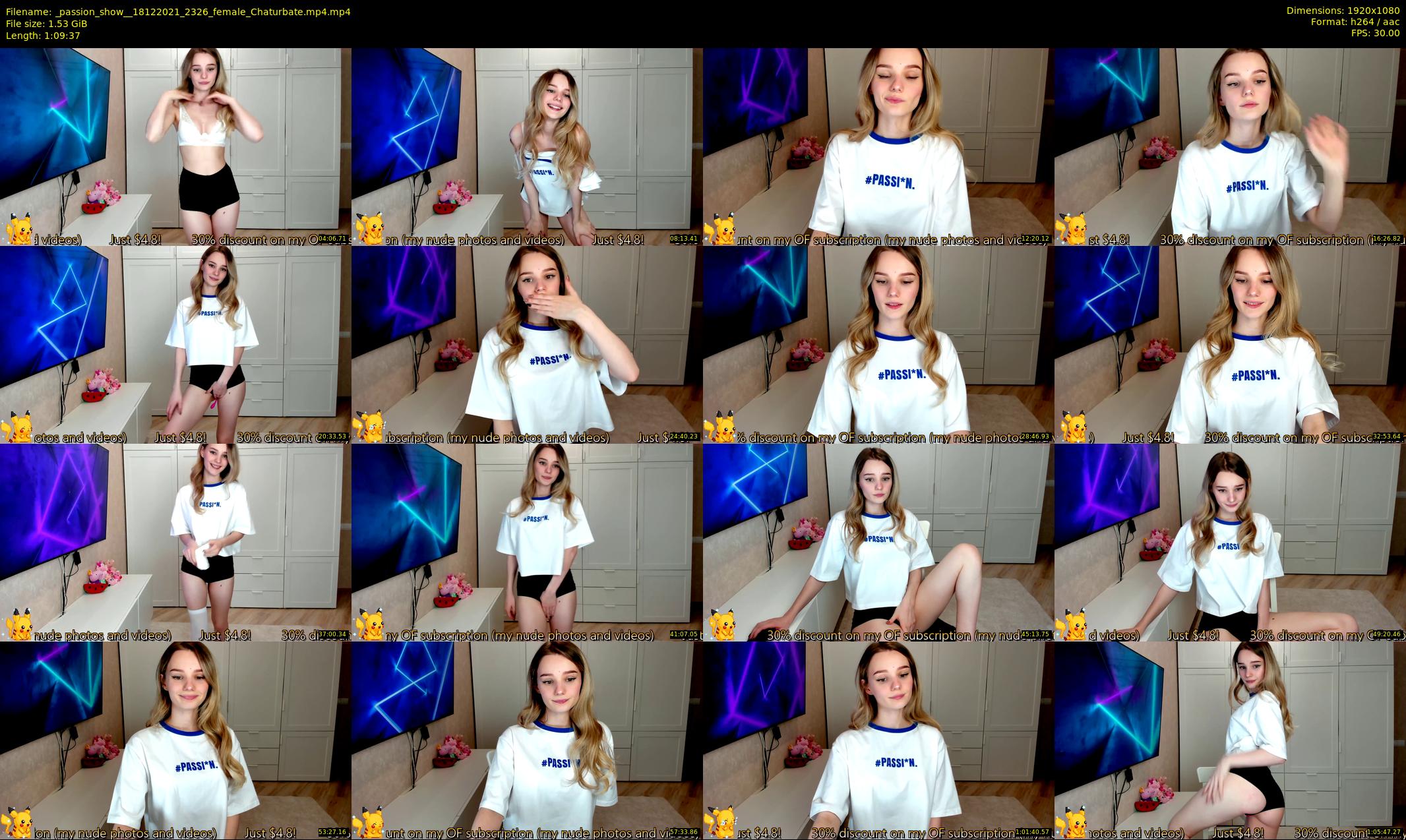 _passion_show_ — 70 minute Chaturbate couple cam show recording, 1080p, Dec 18, 2021