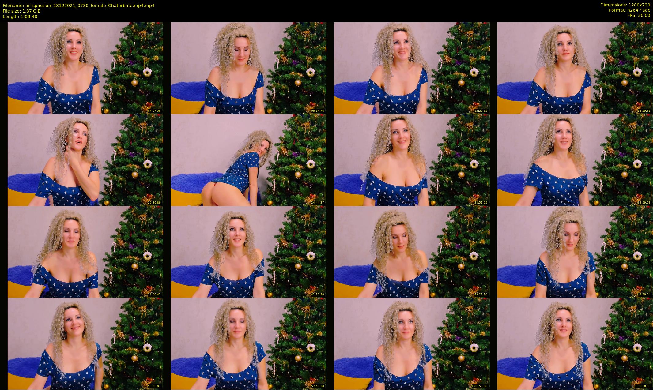 airispassion — 70 minute Chaturbate female cam show recording, 720p, Dec 18, 2021