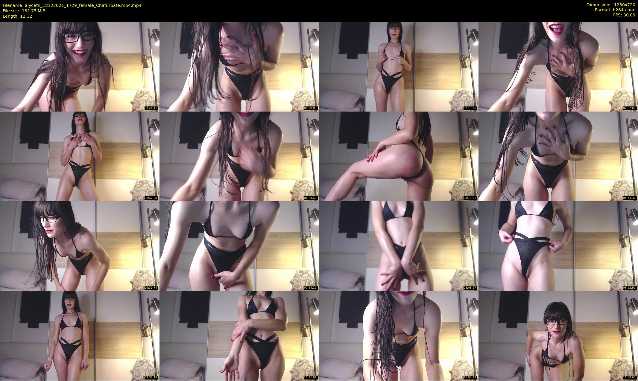 alycetn — 13 minute Chaturbate female cam show recording, 720p, Dec 18, 2021