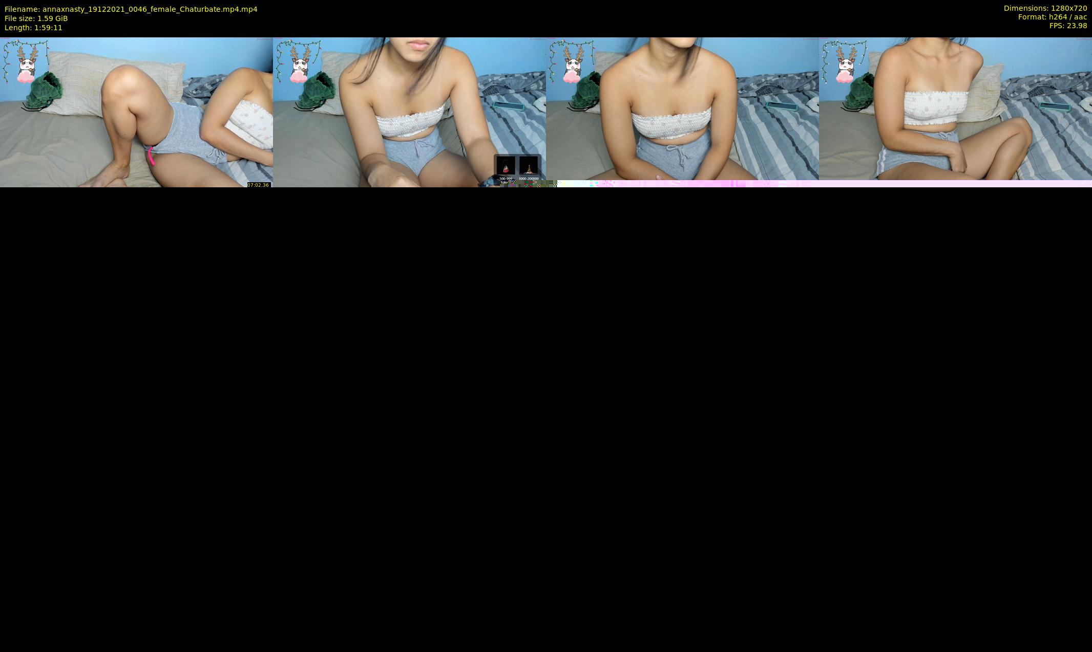 annaxnasty — 120 minute Chaturbate female cam show recording, 720p, Dec 19, 2021