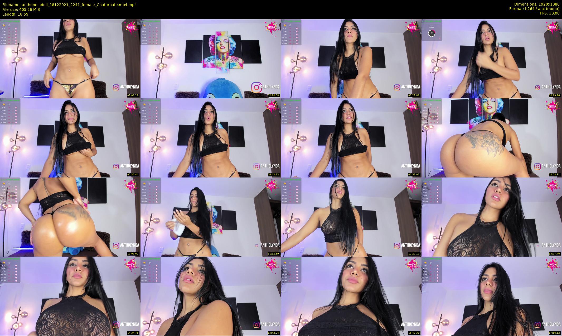 anthoneladoll — 19 minute Chaturbate female cam show recording, 1080p, Dec 18, 2021