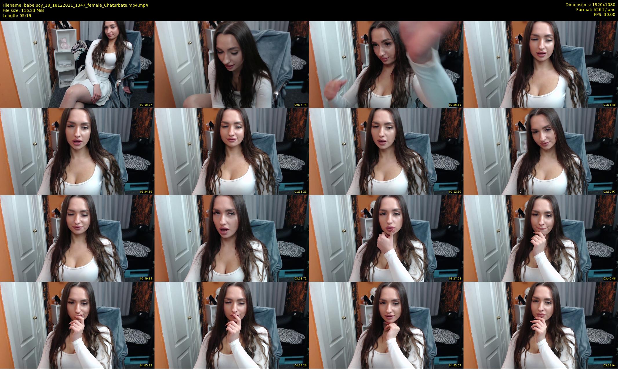 babelucy_18 — 6 minute Chaturbate female cam show recording, 1080p, Dec 18, 2021