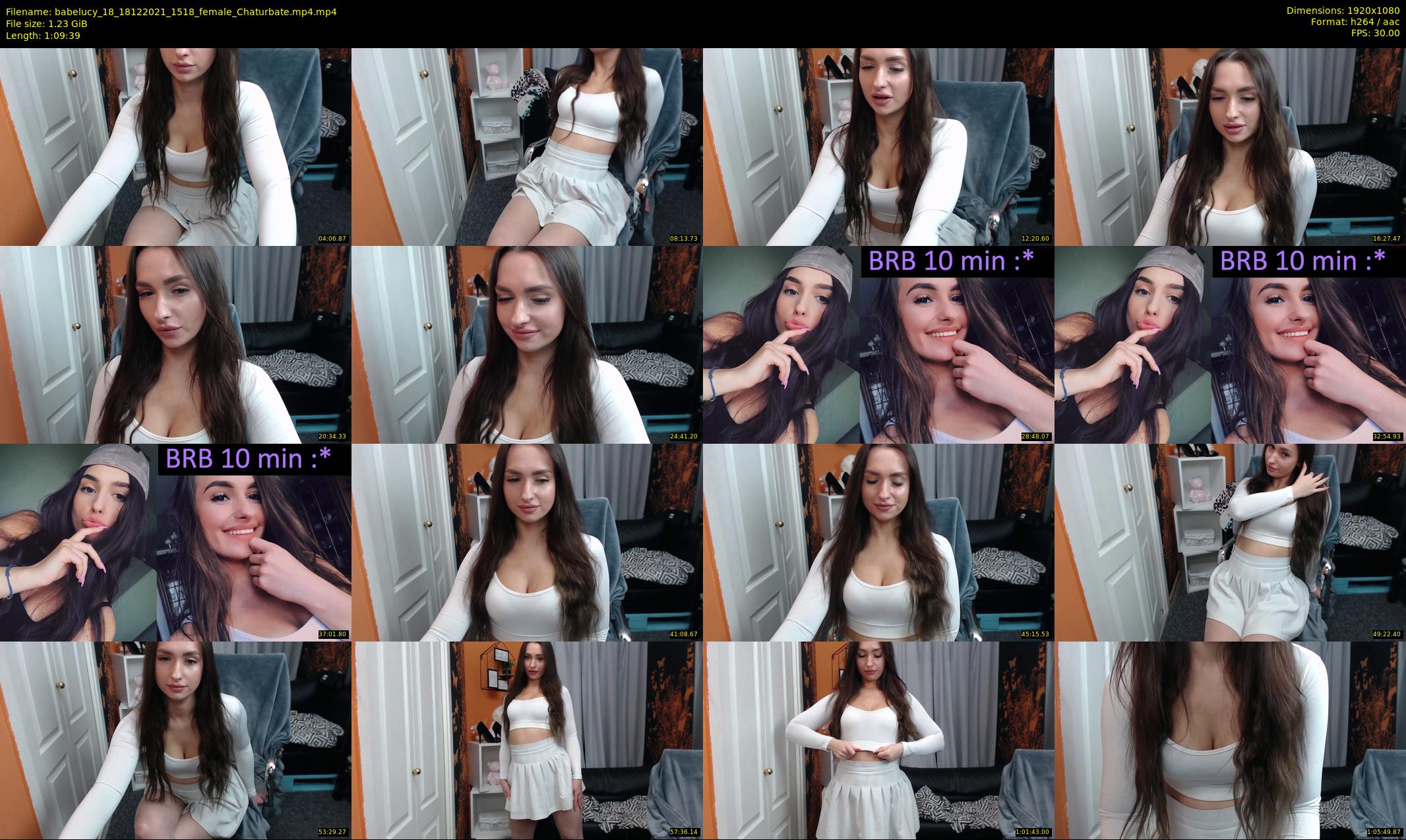 babelucy_18 — 70 minute Chaturbate female cam show recording, 1080p, Dec 18, 2021
