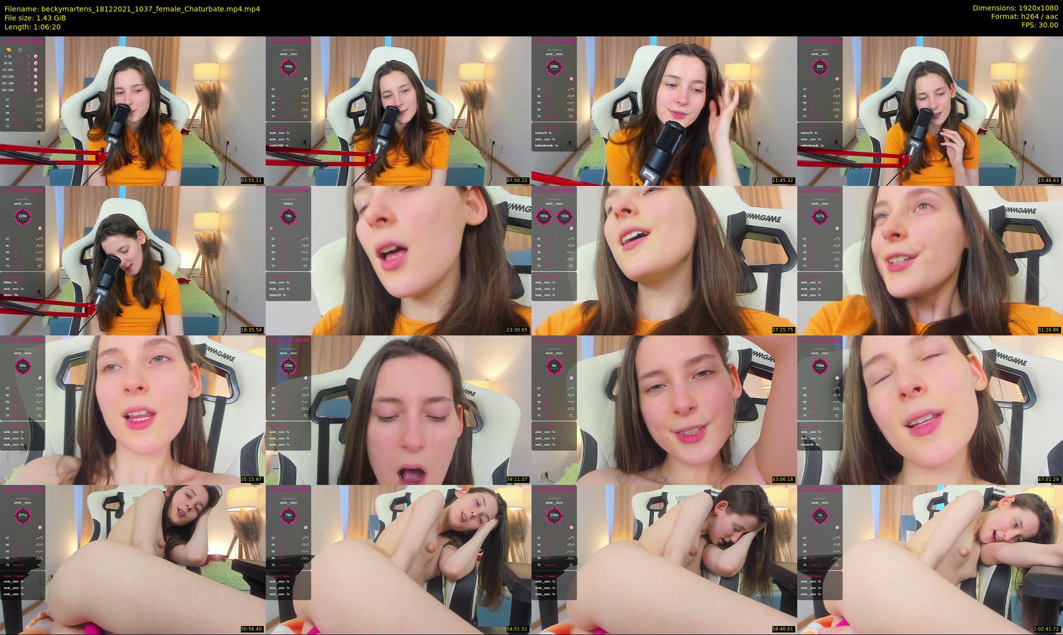 beckymartens — 67 minute Chaturbate female cam show recording, 1080p, Dec 18, 2021