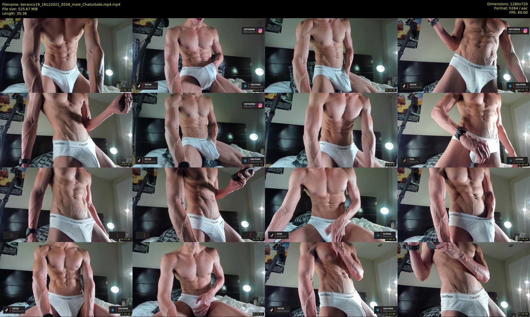 beranco19 — 36 minute Chaturbate male cam show recording, 720p, Dec 18, 2021