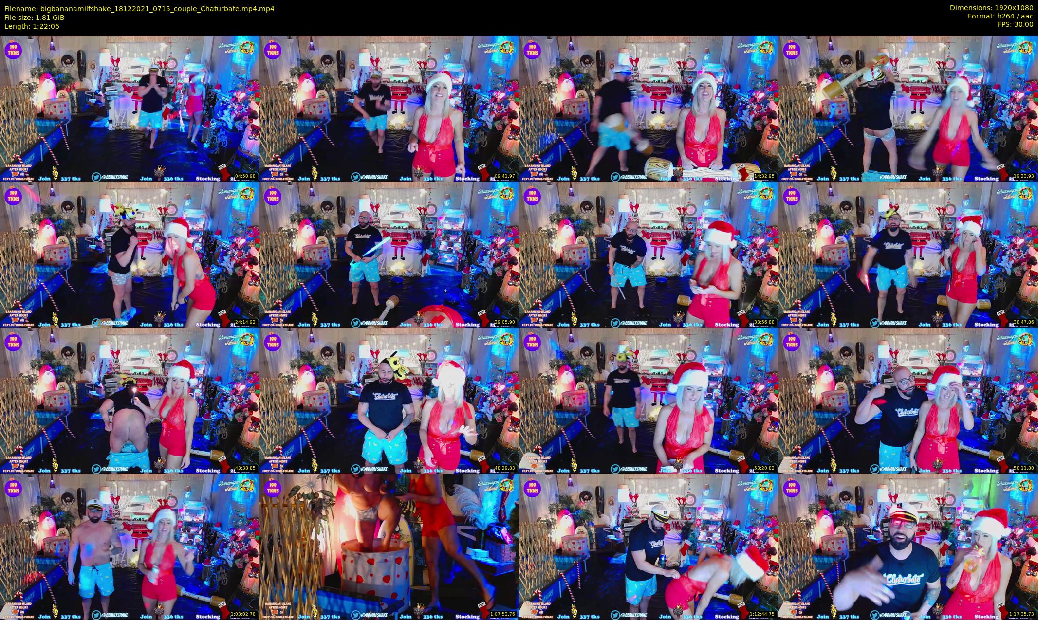 bigbananamilfshake — 83 minute Chaturbate couple cam show recording, 1080p, Dec 18, 2021