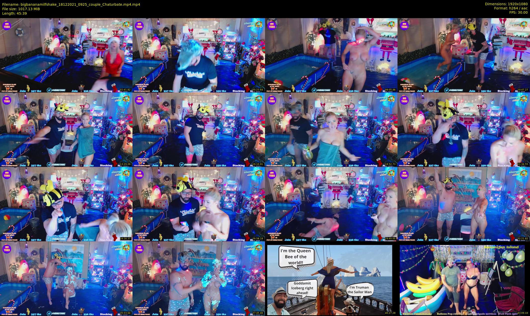 bigbananamilfshake — 46 minute Chaturbate couple cam show recording, 1080p, Dec 18, 2021
