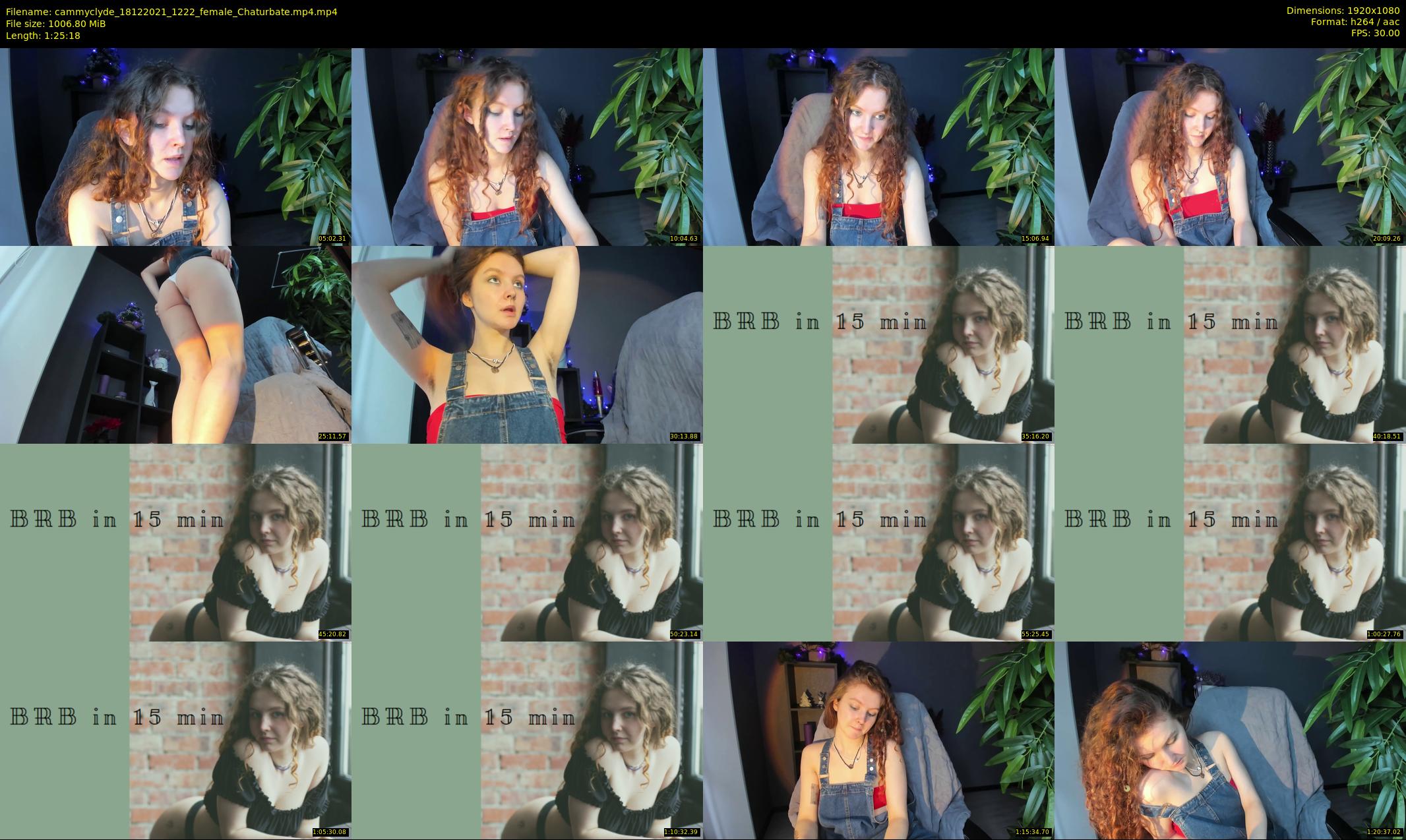 cammyclyde — 86 minute Chaturbate female cam show recording, 1080p, Dec 18, 2021