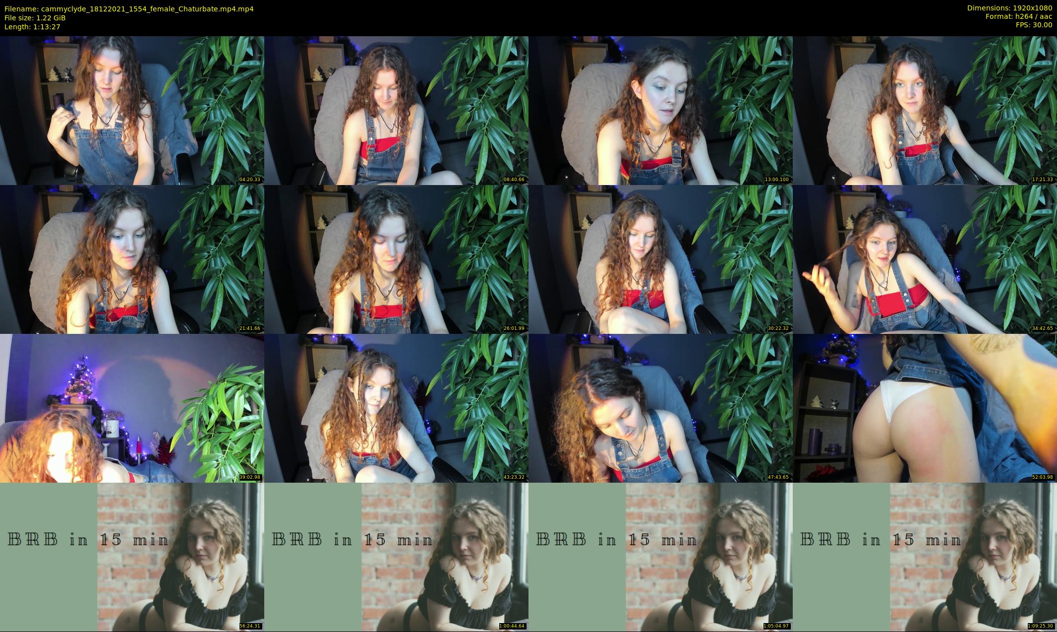 cammyclyde — 74 minute Chaturbate female cam show recording, 1080p, Dec 18, 2021