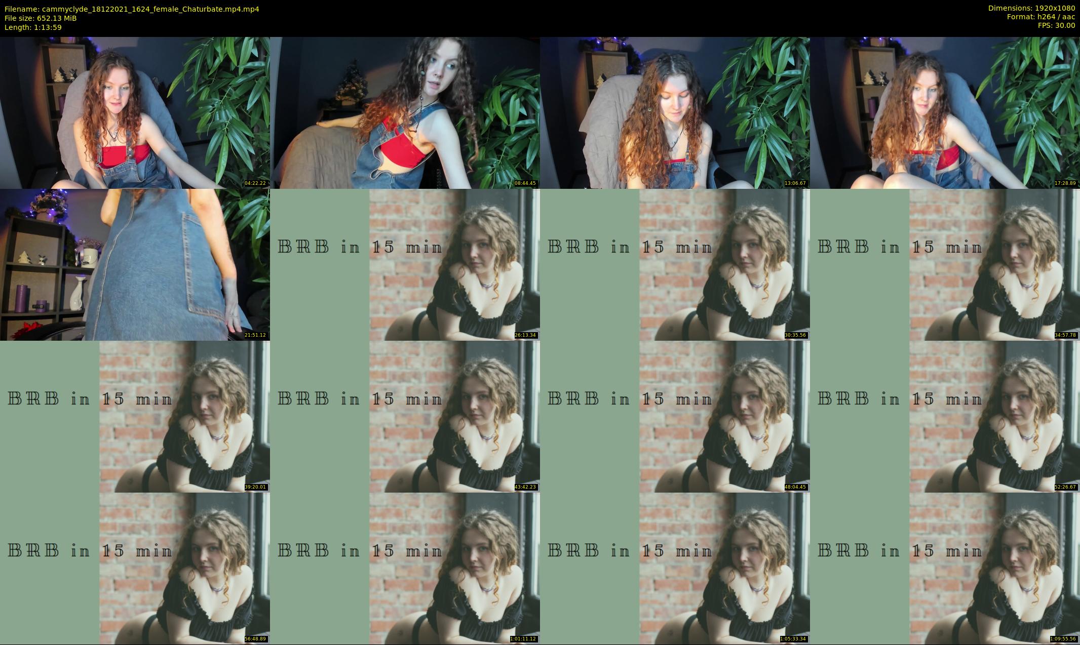 cammyclyde — 74 minute Chaturbate female cam show recording, 1080p, Dec 18, 2021