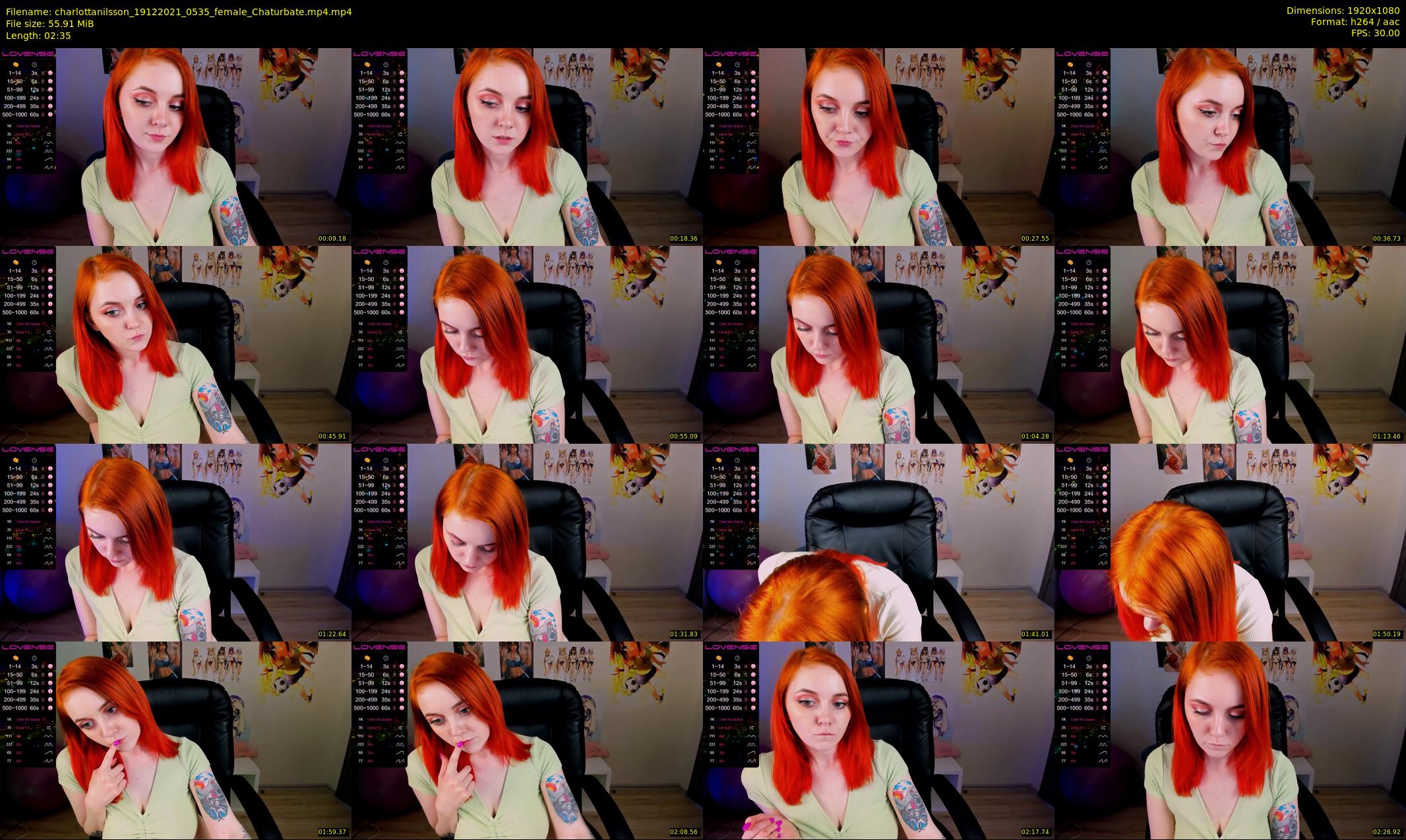 charlottanilsson — 3 minute Chaturbate female cam show recording, 1080p, Dec 19, 2021