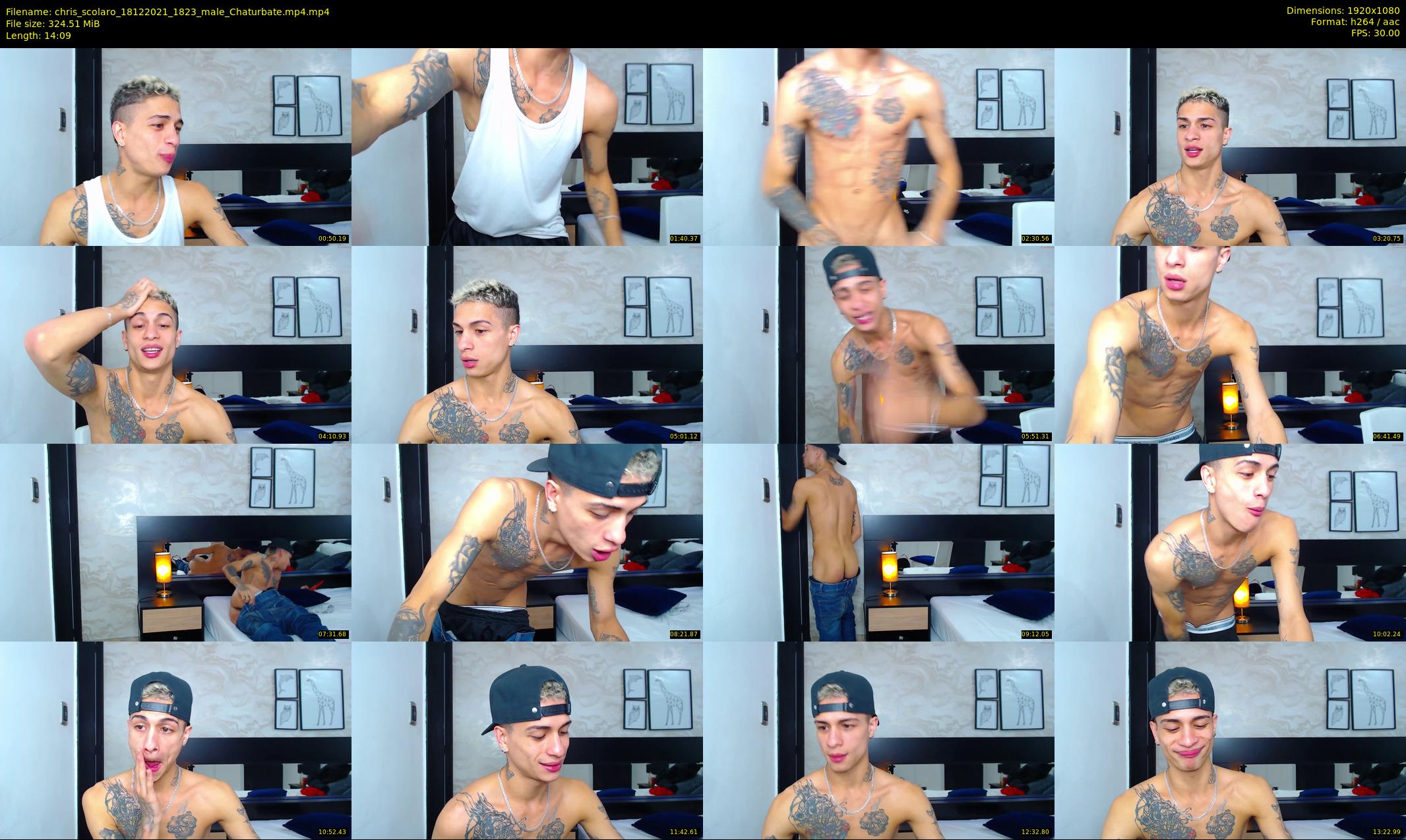 chris_scolaro — 15 minute Chaturbate male cam show recording, 1080p, Dec 18, 2021