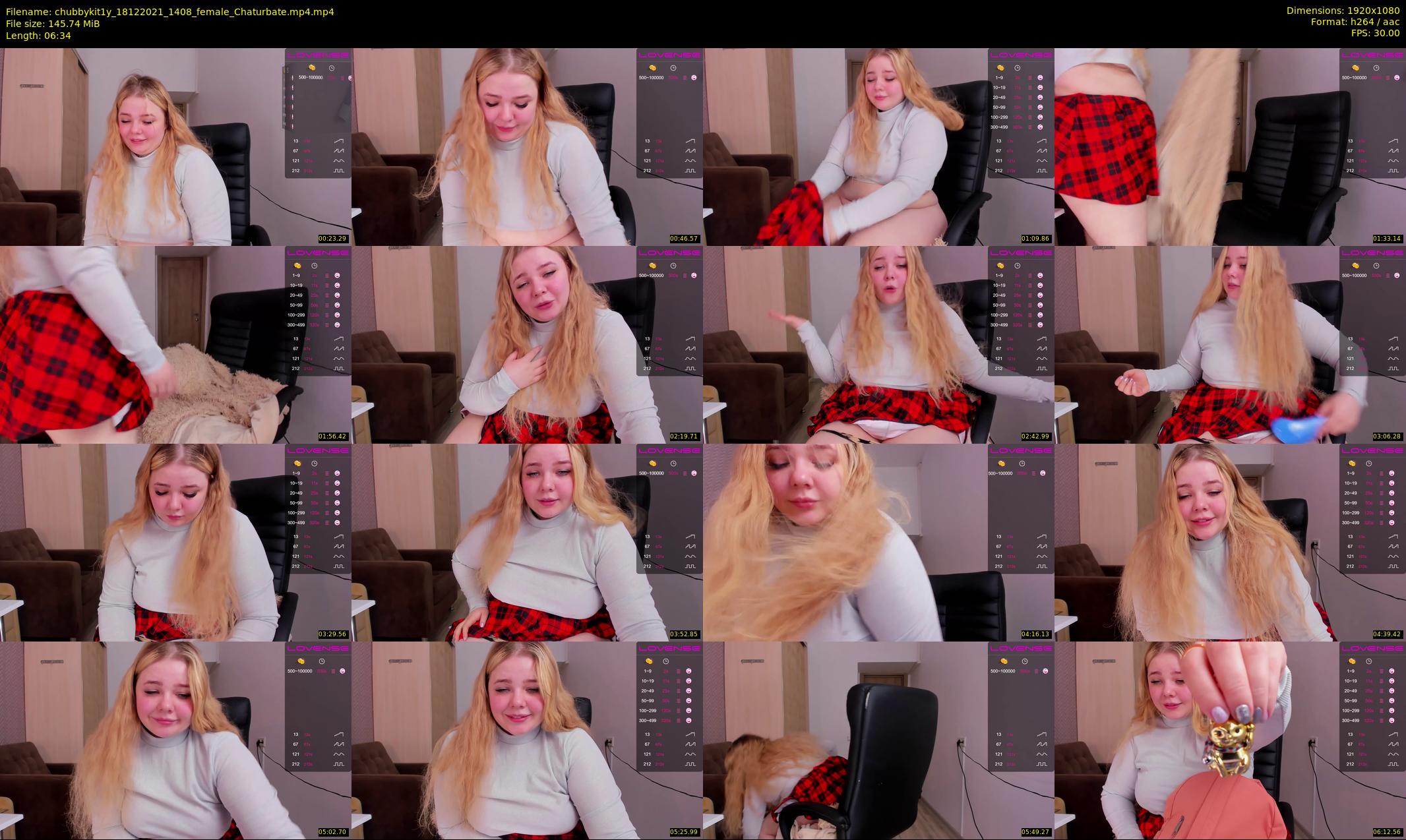 chubbykit1y — 7 minute Chaturbate female cam show recording, 1080p, Dec 18, 2021