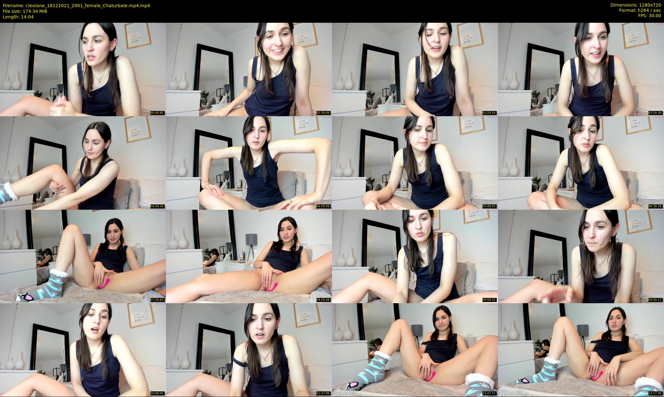 cleolane — 15 minute Chaturbate female cam show recording, 720p, Dec 18, 2021