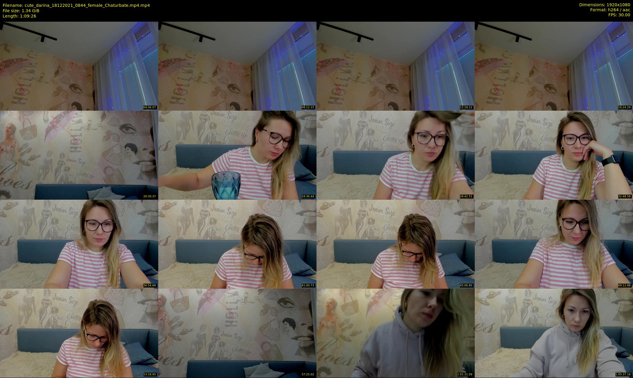 cute_darina — 70 minute Chaturbate female cam show recording, 1080p, Dec 18, 2021