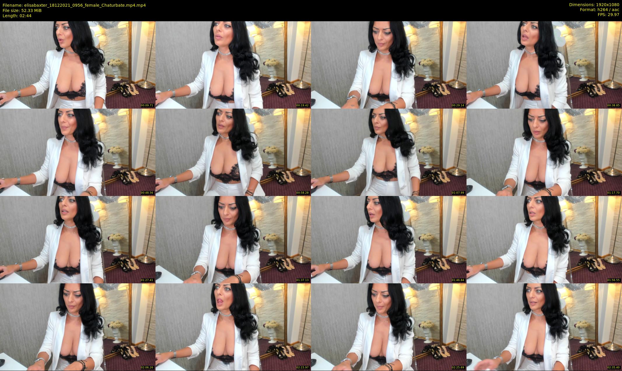 elisabaxter — 3 minute Chaturbate female cam show recording, 1080p, Dec 18, 2021
