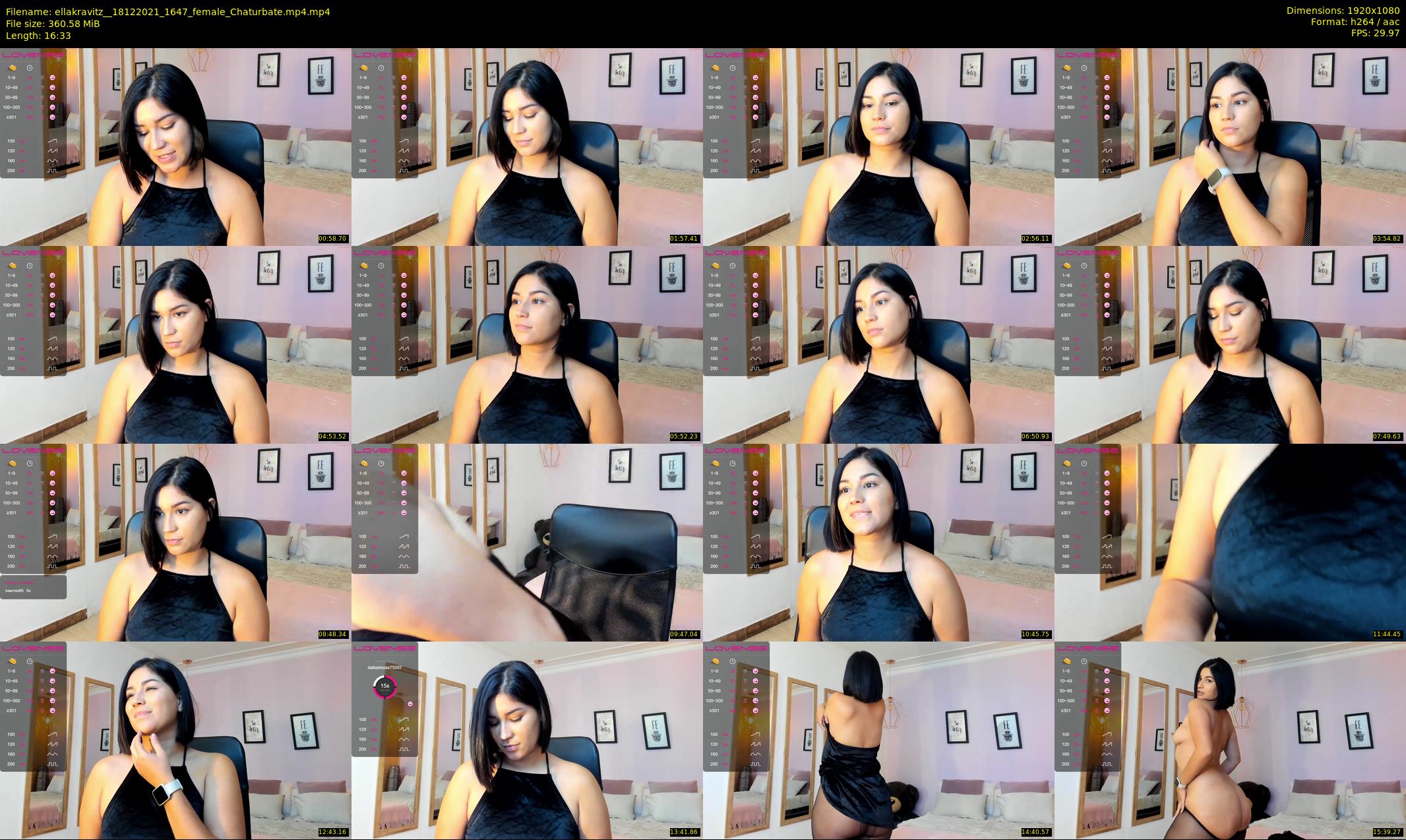 ellakravitz_ — 17 minute Chaturbate female cam show recording, 1080p, Dec 18, 2021