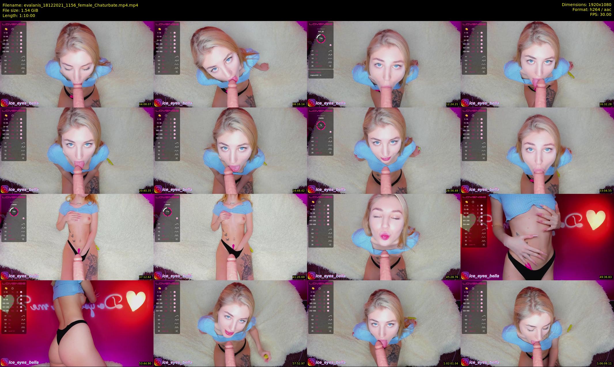 evalanis — 70 minute Chaturbate couple cam show recording, 1080p, Dec 18, 2021