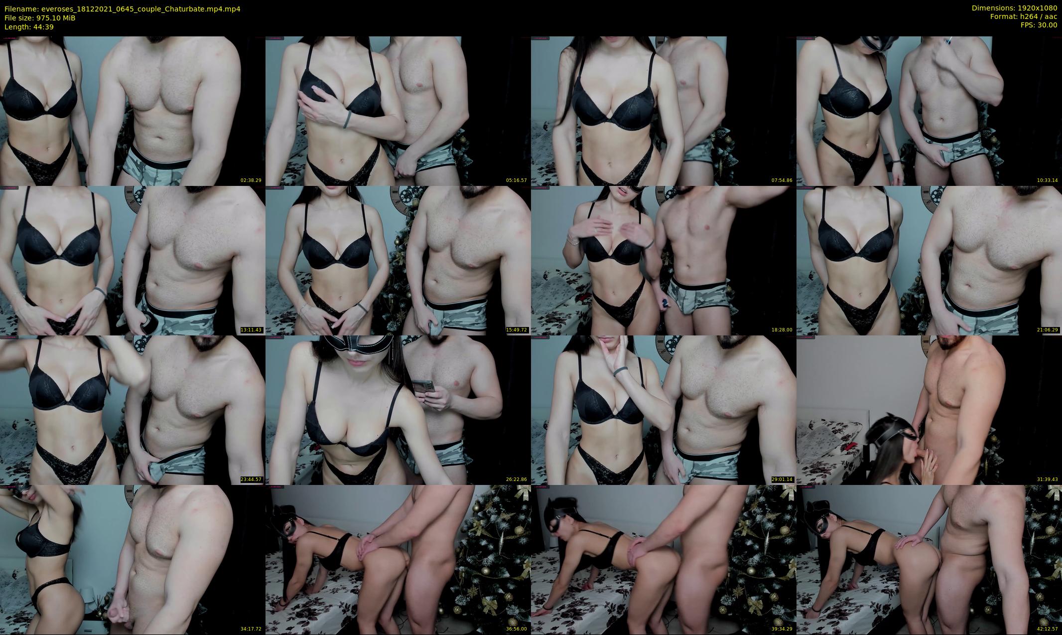 everoses — 45 minute Chaturbate couple cam show recording, 1080p, Dec 18, 2021