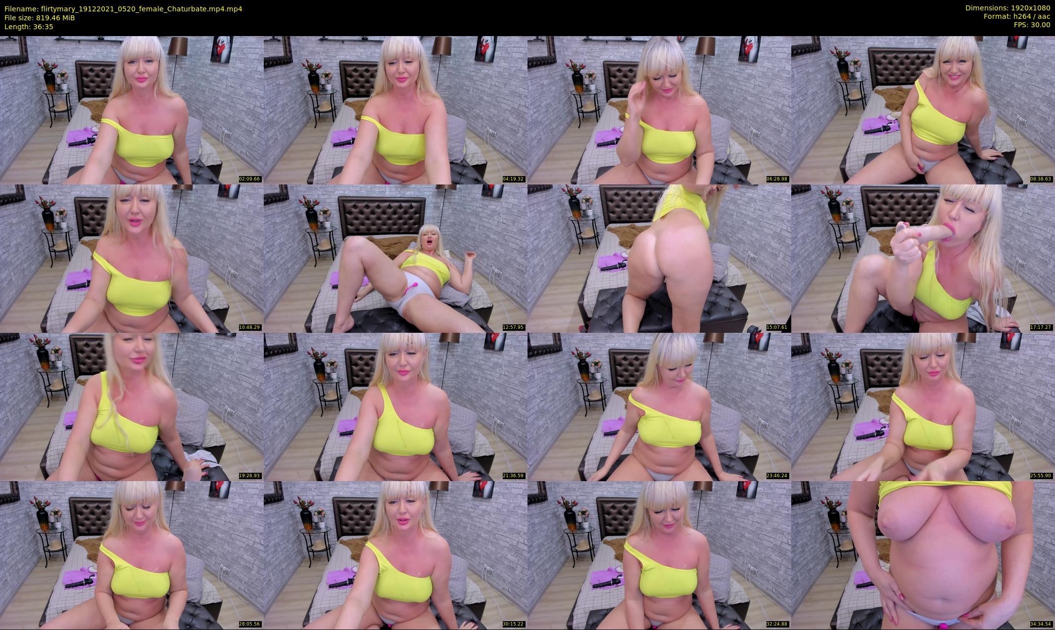flirtymary — 37 minute Chaturbate female cam show recording, 1080p, Dec 19, 2021