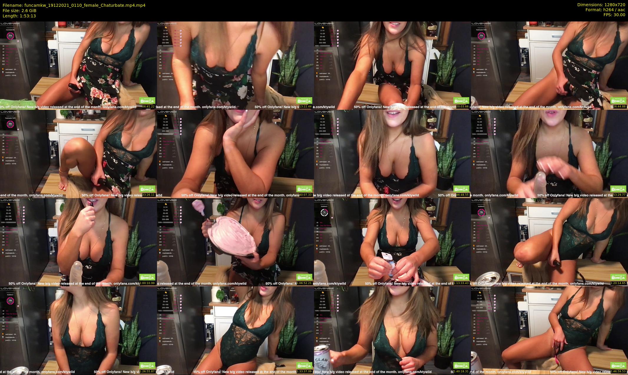 funcamkw — 114 minute Chaturbate female cam show recording, 720p, Dec 19, 2021