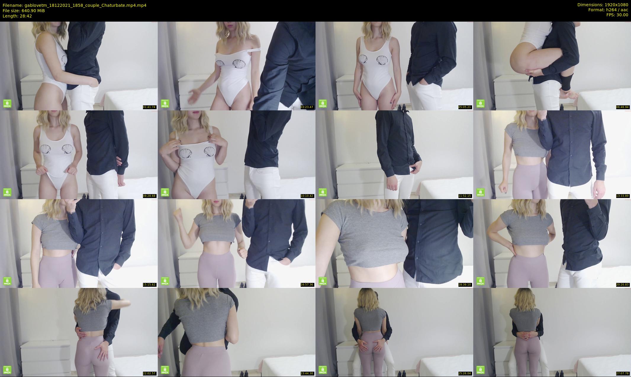 gablovetm — 29 minute Chaturbate couple cam show recording, 1080p, Dec 18, 2021