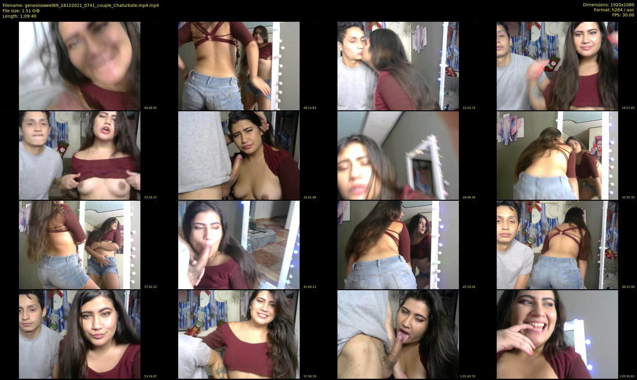 genesissweet69 — 70 minute Chaturbate couple cam show recording, 1080p, Dec 18, 2021