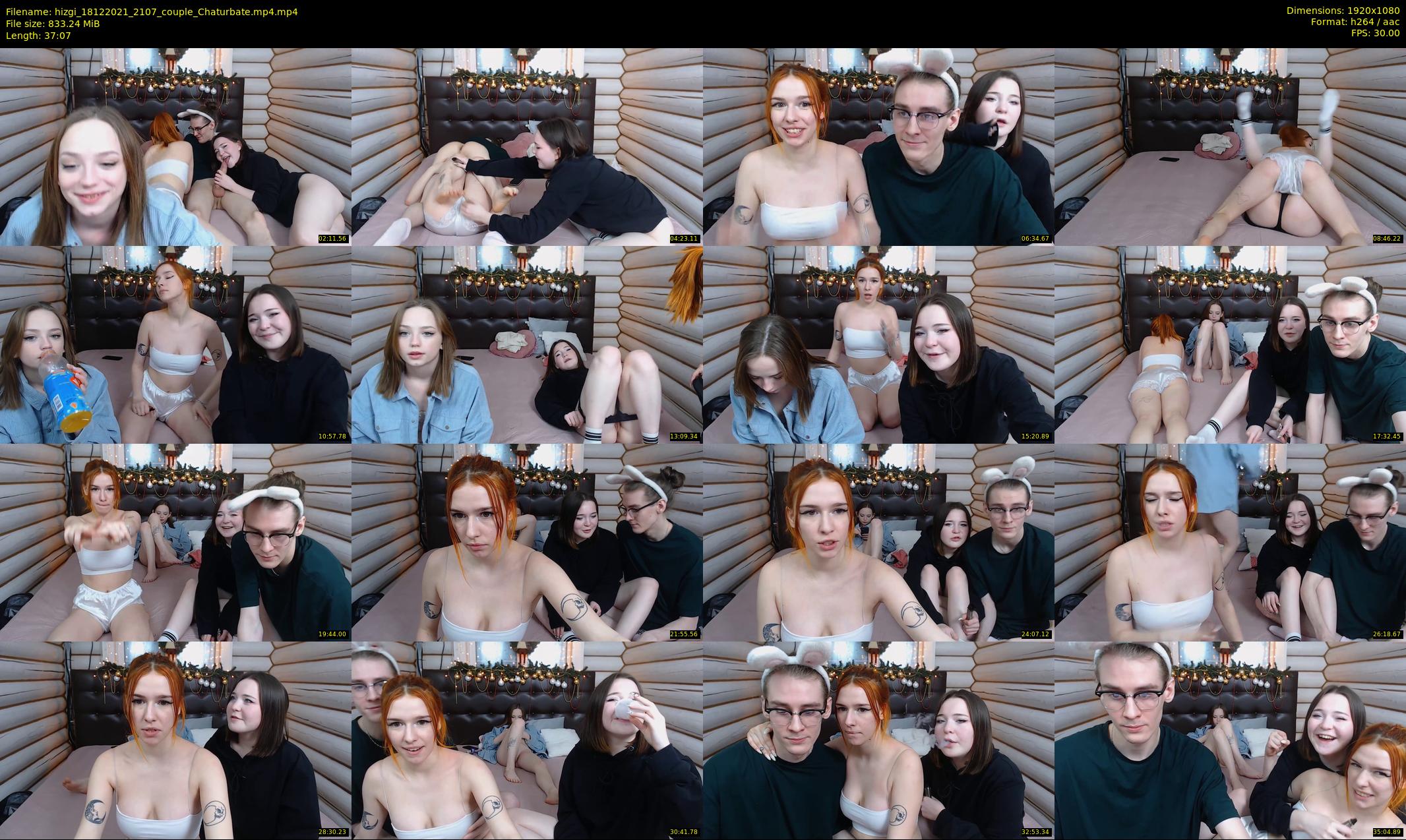hizgi — 38 minute Chaturbate couple cam show recording, 1080p, Dec 18, 2021