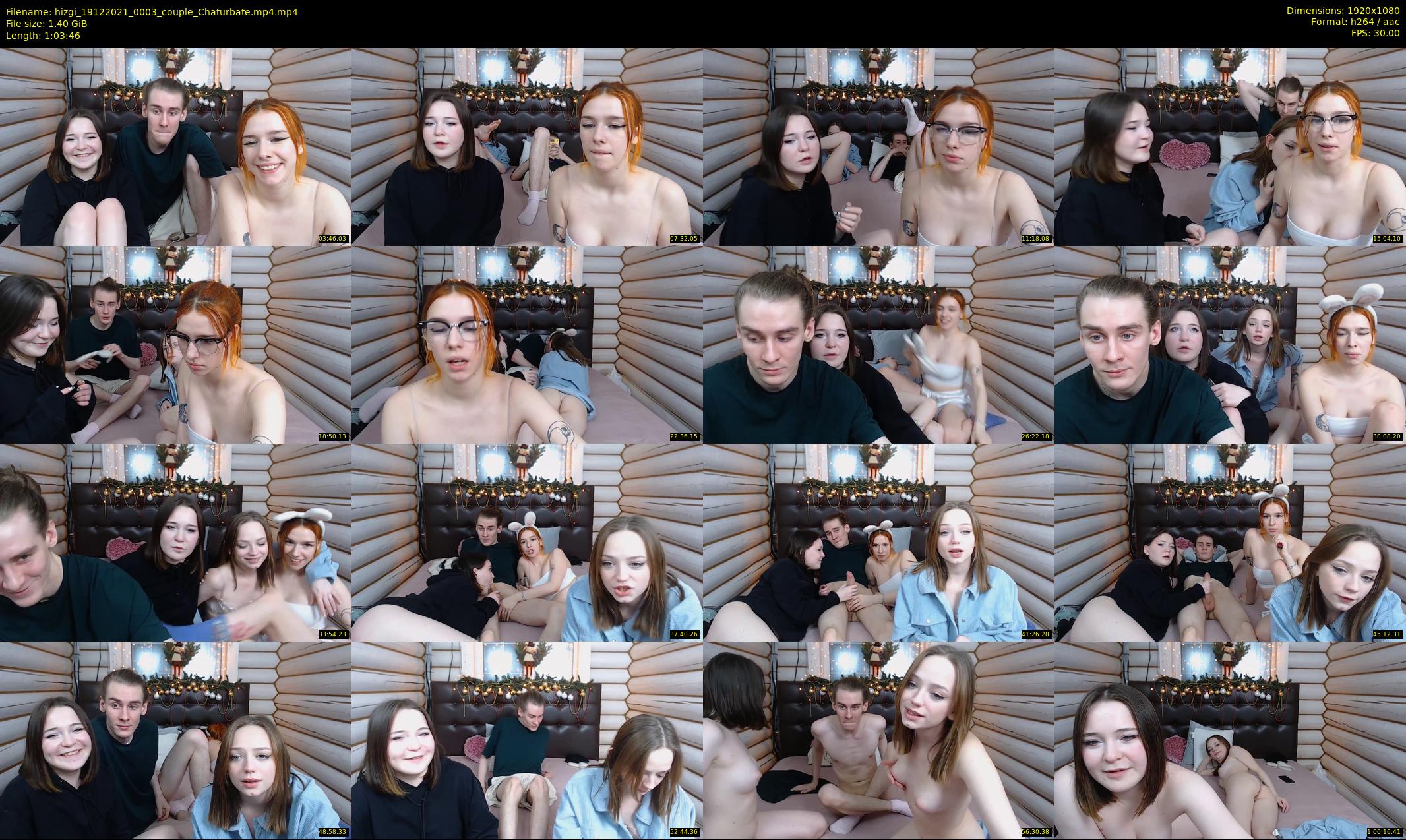 hizgi — 64 minute Chaturbate couple cam show recording, 1080p, Dec 19, 2021